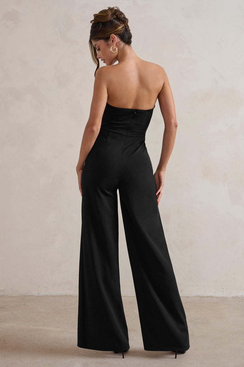 Black strapless sales jumpsuit australia