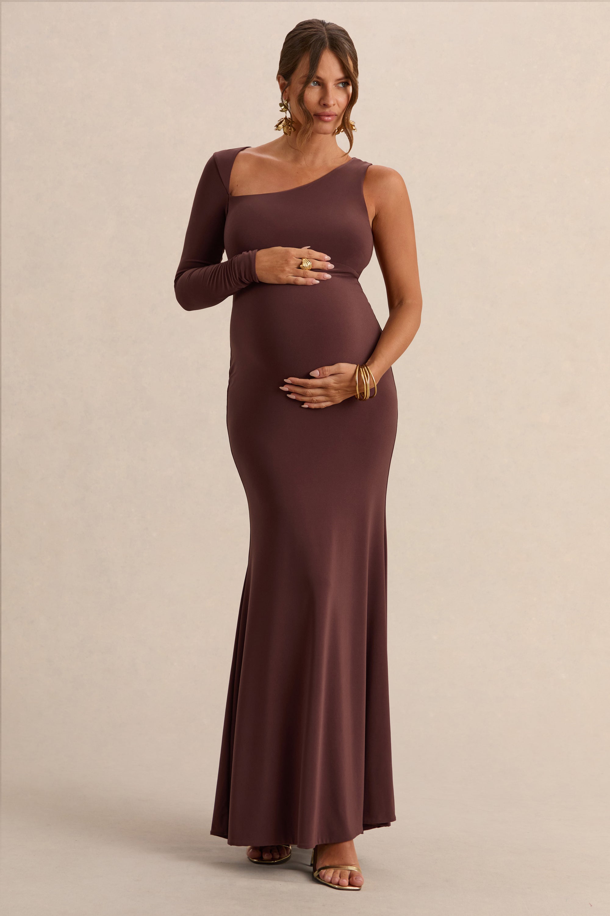 maternity bodycon dress australia Maternity Bamboo Long Sleeve Bodycon Dress, S/M: 6-8-10 / Colour