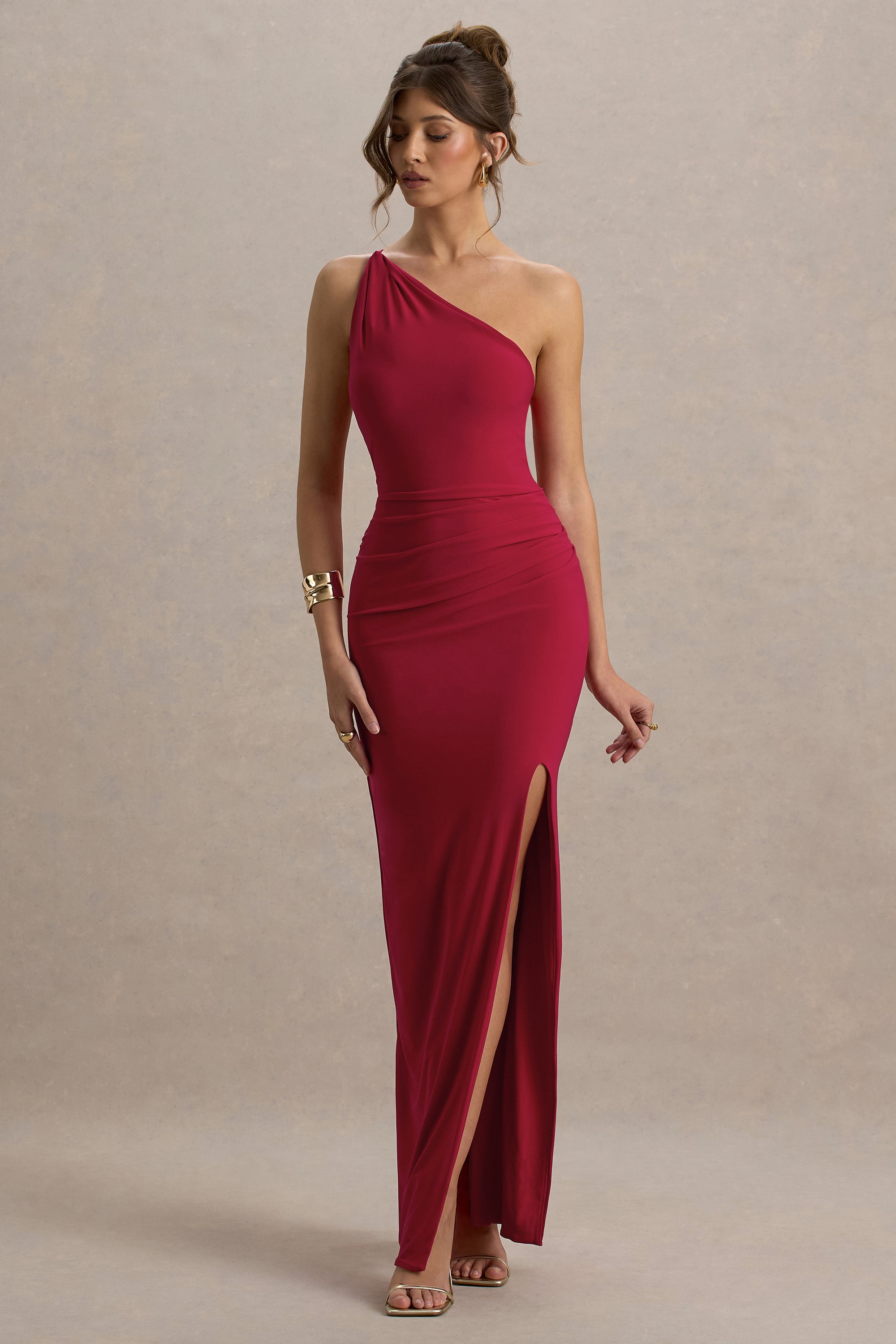 CC_HR_CL127621004 - Dressing Up Red One Shoulder Maxi Dress With Open Back Detail 04.jpg