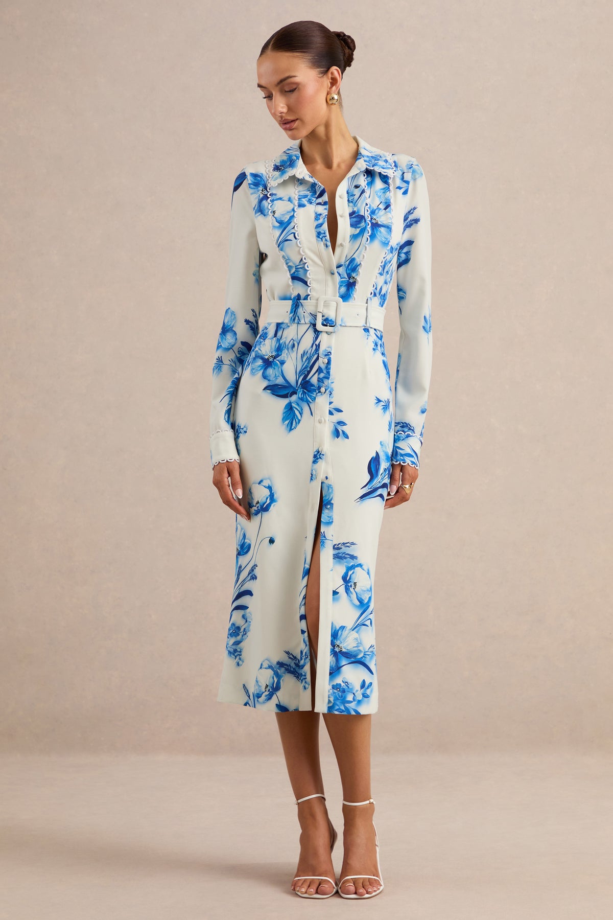 ECM_HR_CL135595153 - Zephy _ Blue Floral Print Belted Shirt Midi Dress 2.jpg