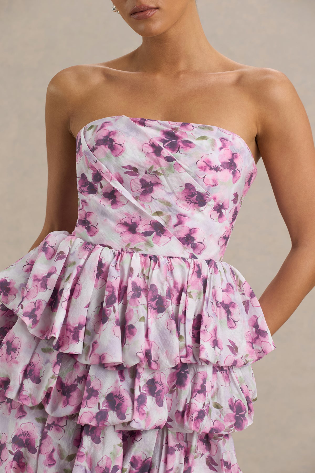 HR_CL136204266 - Swirl _ Cream Floral Print Bandeau Puffball Mini Dress With Ruffle Detail 55.jpg