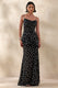 ECM_HR_CL136244001 - Virtue | Black & White Polka Dot Cowl-Neck Fishtail Maxi Dress With Split 0.jpg