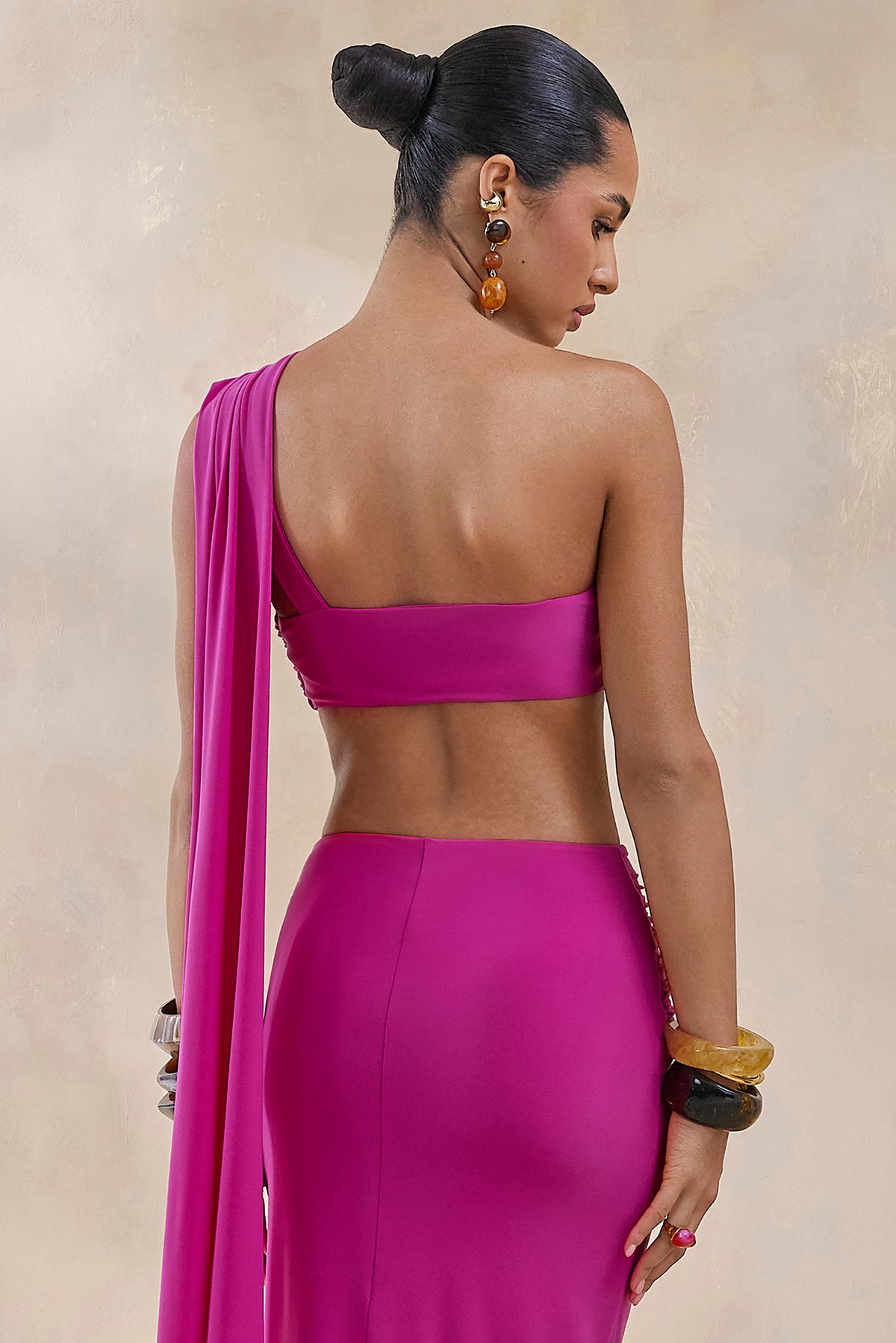 ECM_HR_CL136245330 - Tranquil _ Hot Pink Bandeau Top With Chest Cut-Out and Sash  3.jpg