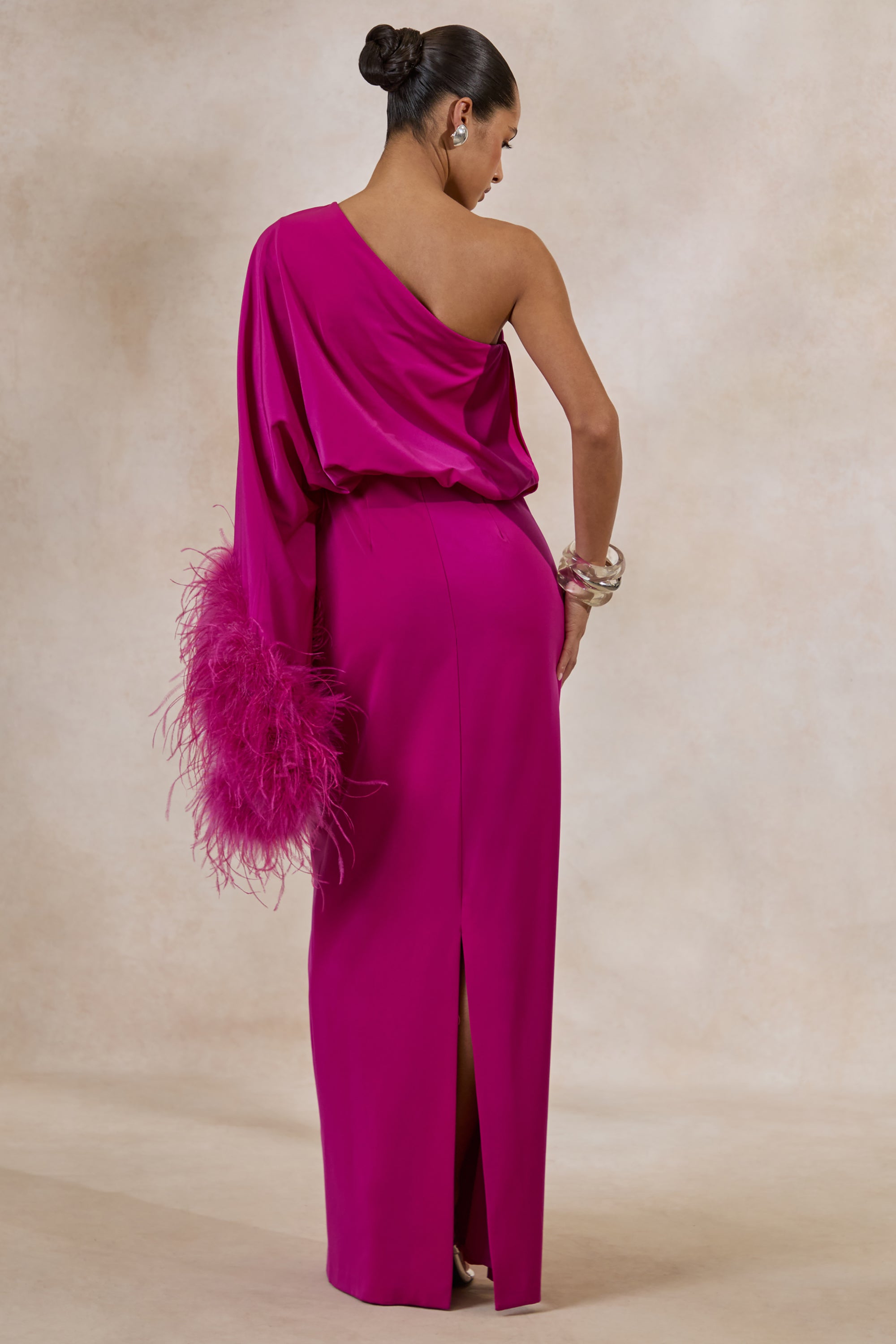 ECM_HR_CL136380080---Felicity-_-Hot-Pink-Satin-Asymmetric-Neck-Maxi-Dress-With-Feather-Detailing4.jpg