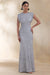 ECM_HR_CL136685013 Aurah | Silver Sequin Crew-Neck Maxi Dress With Cap Sleeves 0.jpg