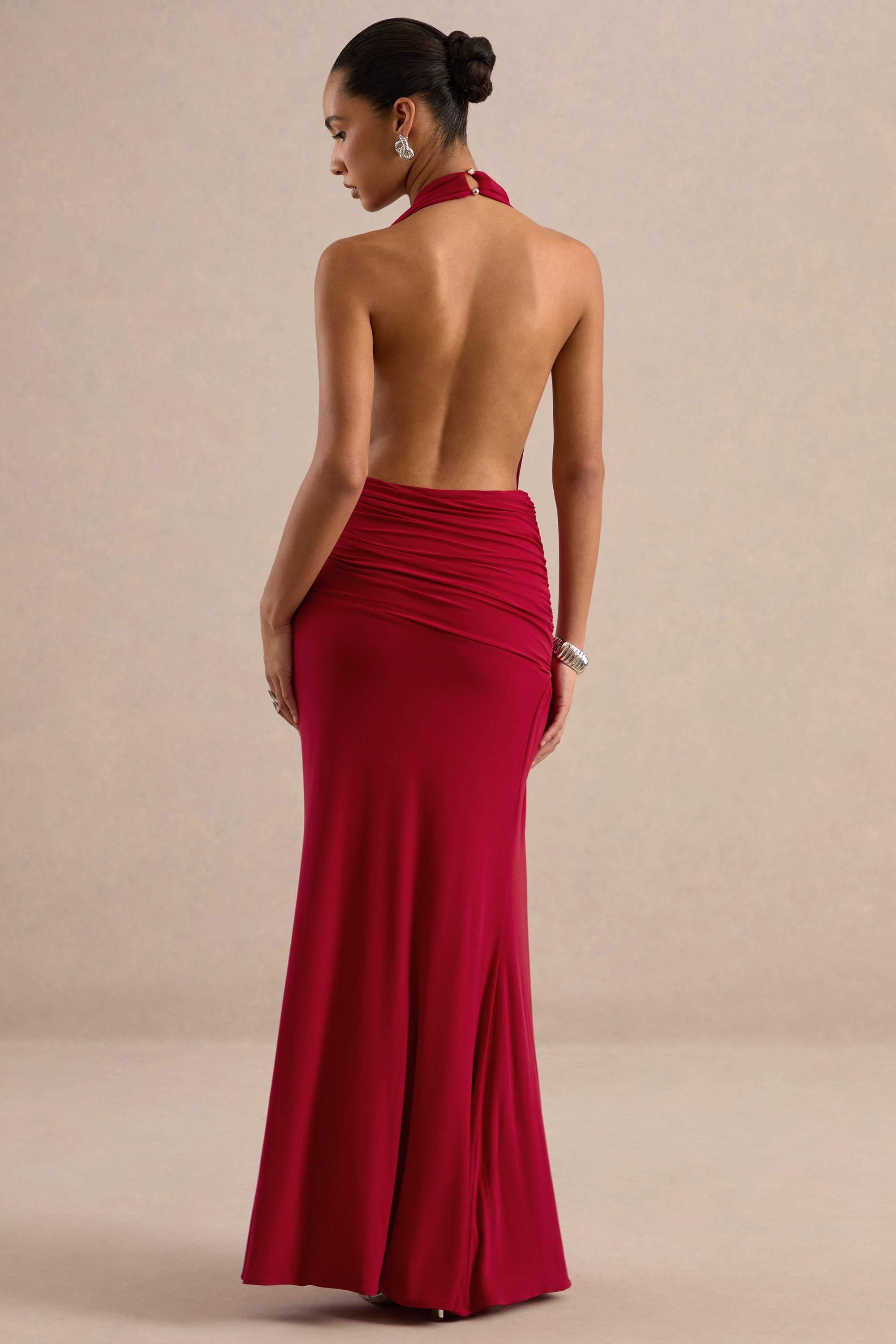ECM_HR_CL136824100_Tilly Red Extreme Plunge-Neck Maxi Dress With Wrap And Ruched Details 60.jpg