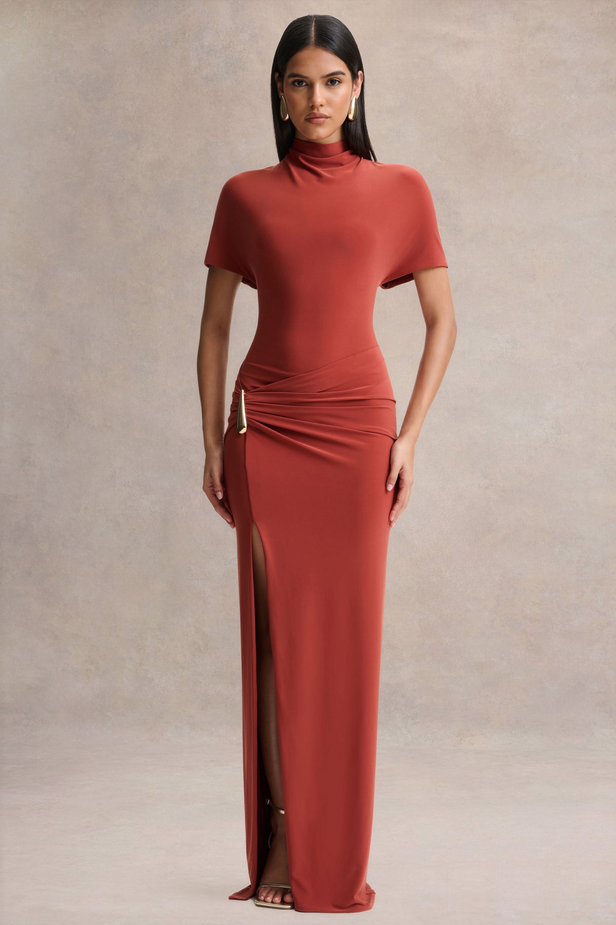 CL136917476_ARLENA RUST  High-Neck Wrapped Maxi Dress2.jpg