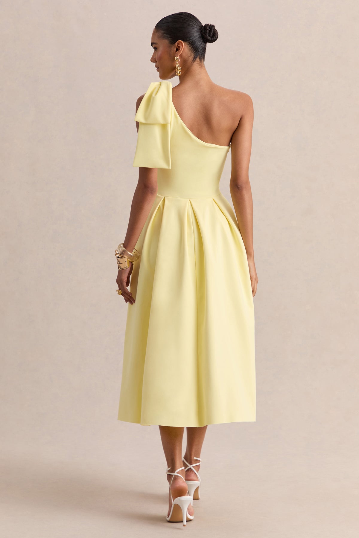ECM_HR_CL137132121 - Meria _ Lemon Asymmetric-Neck Midi Dress With Bow-Sleeve 05.jpg