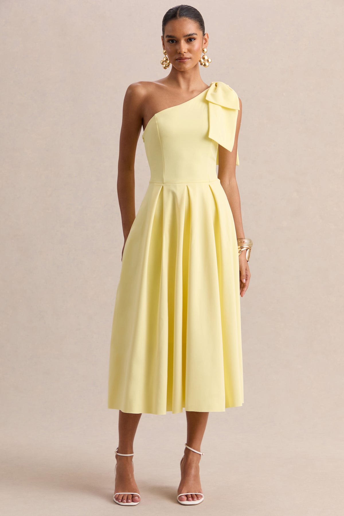 ECM_HR_CL137132121 - Meria _ Lemon Asymmetric-Neck Midi Dress With Bow-Sleeve 06_H.jpg