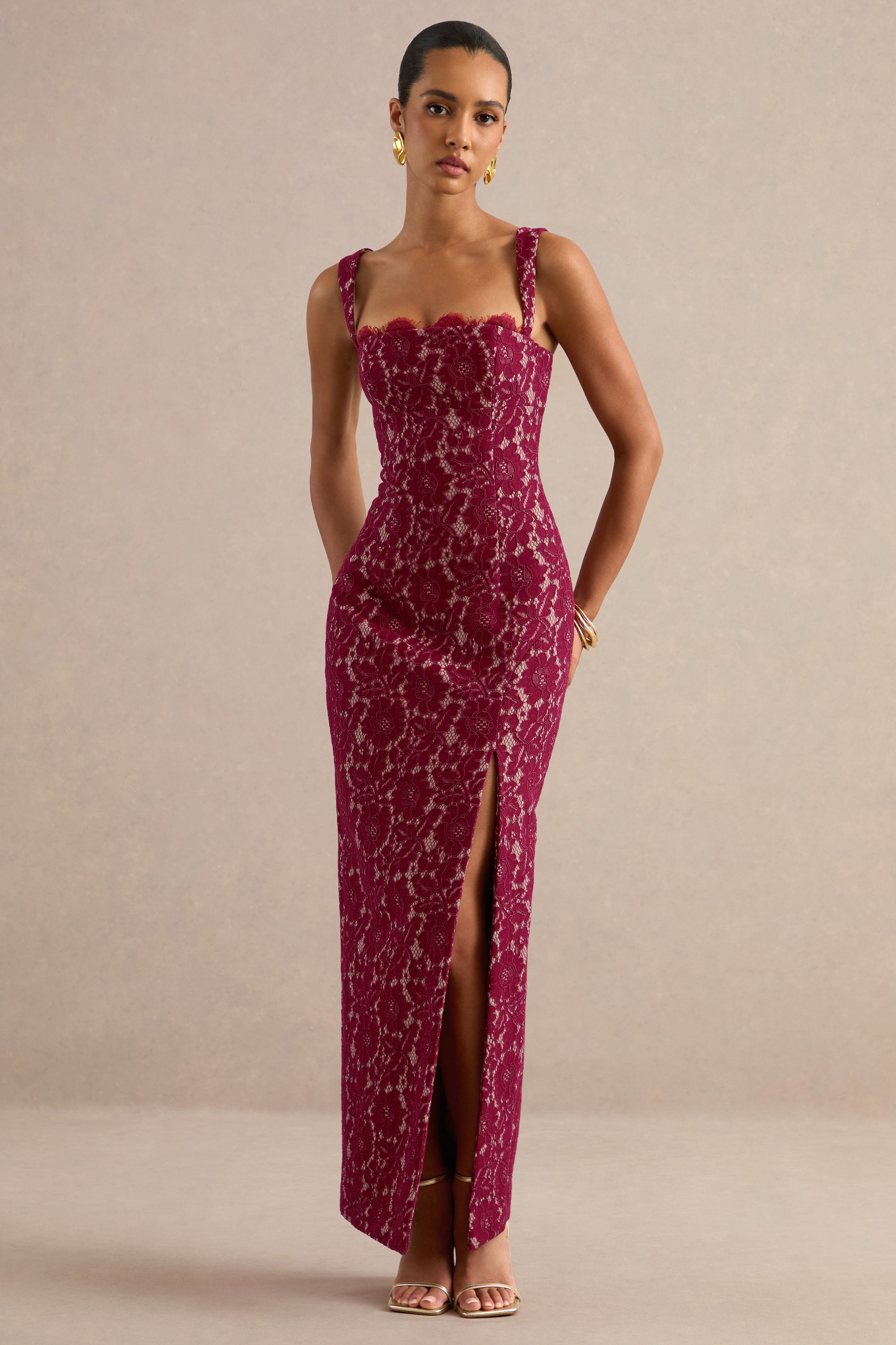 ECM_HR_CL137251102 - Zarisse _ Burgundy Lace Square-Neck Maxi Dress 1.jpg