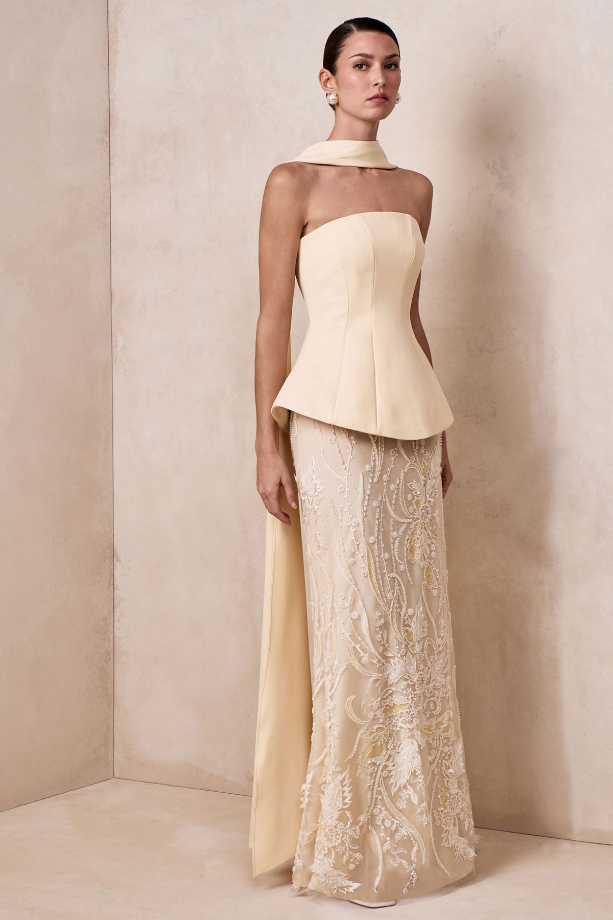 ECM_CL137258121 - Lorna _ Lemon Bandeau Maxi Dress With Scarf 01.jpg