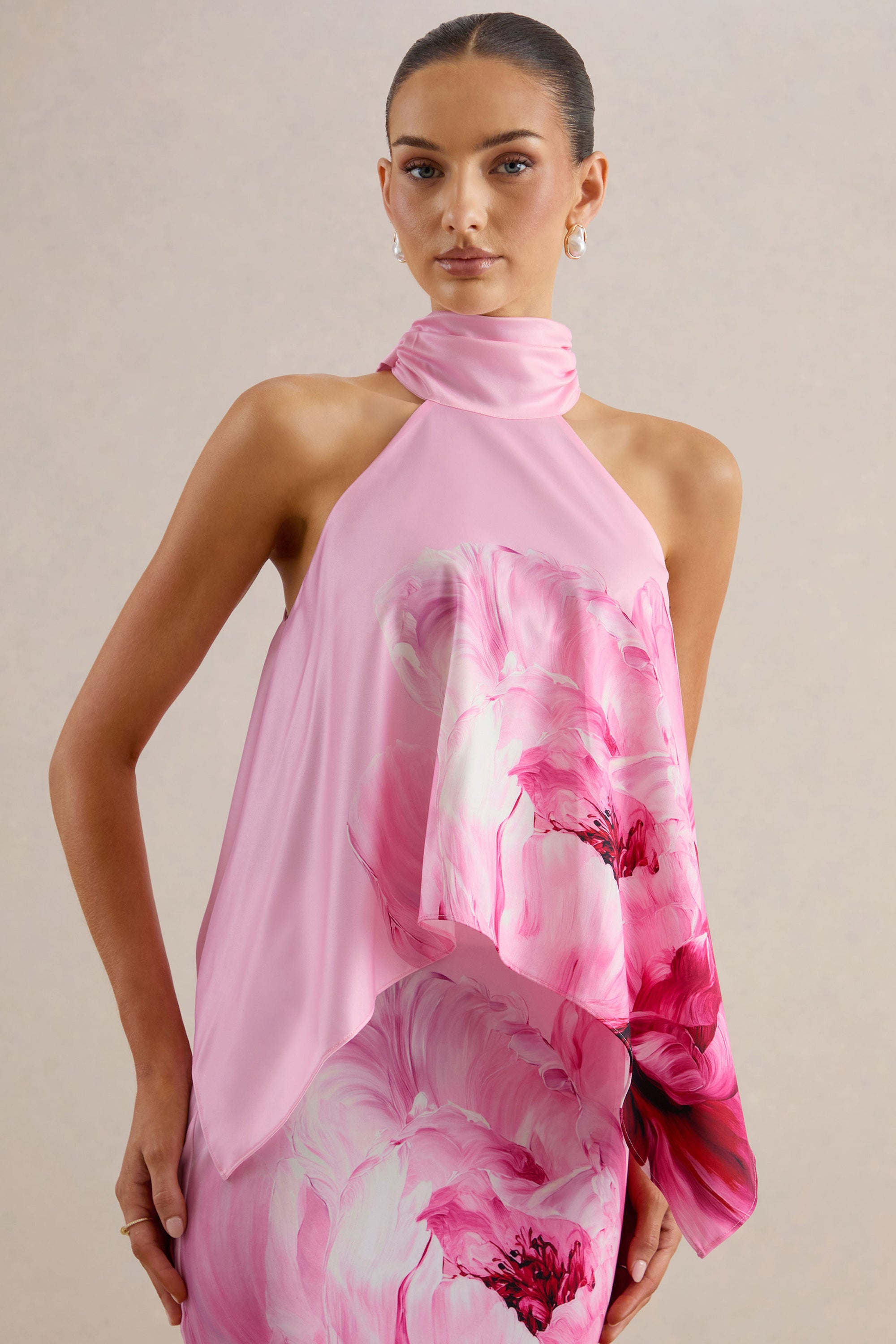 ECM_HR_Vayla Pink Floral Print Matte Satin Asymmetric Drop-Waist Maxi Skirt CL137649084 sancelle top Cl137321084 co ord   51.jpg