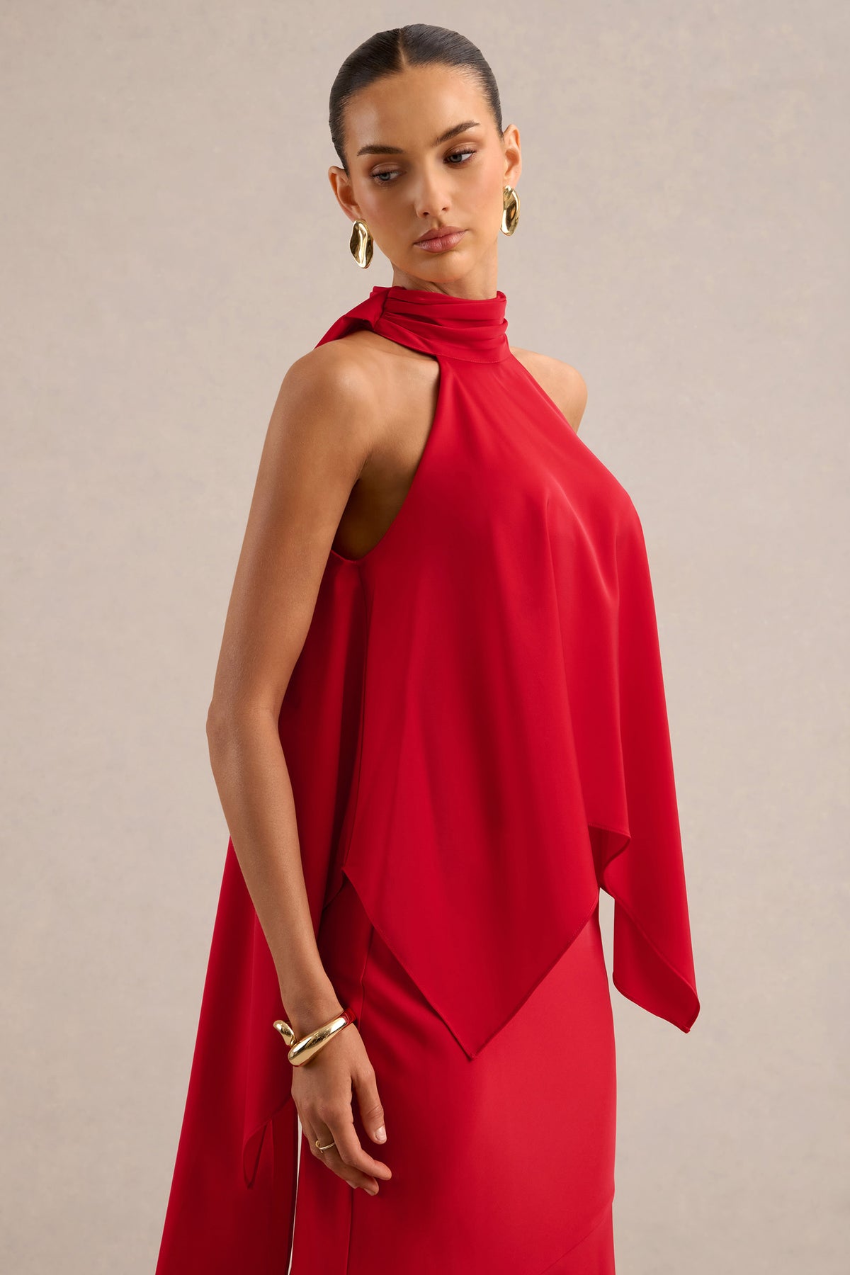 CL137321100 - Sancelle _ Red Matte Satin Halter-Neck Top6.jpg