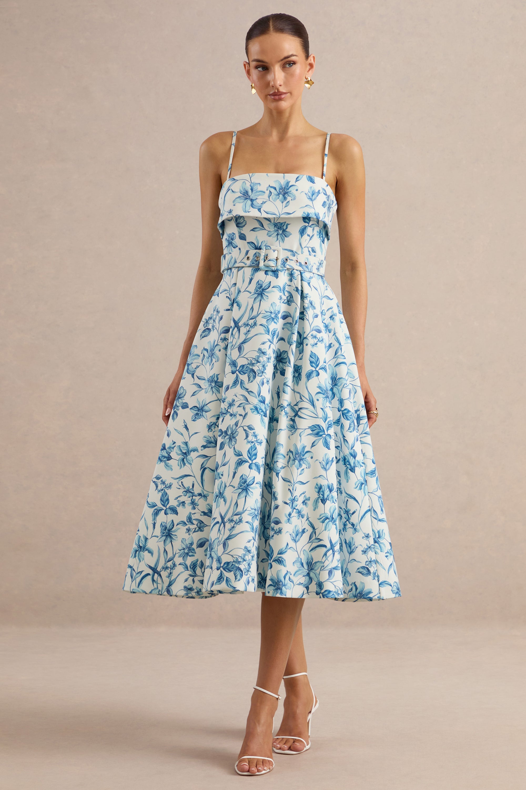 ECM_HR_CL137336153 - Devina _ Blue Porcelain Print Square-Neck Belted Midi-Dress 1.jpg