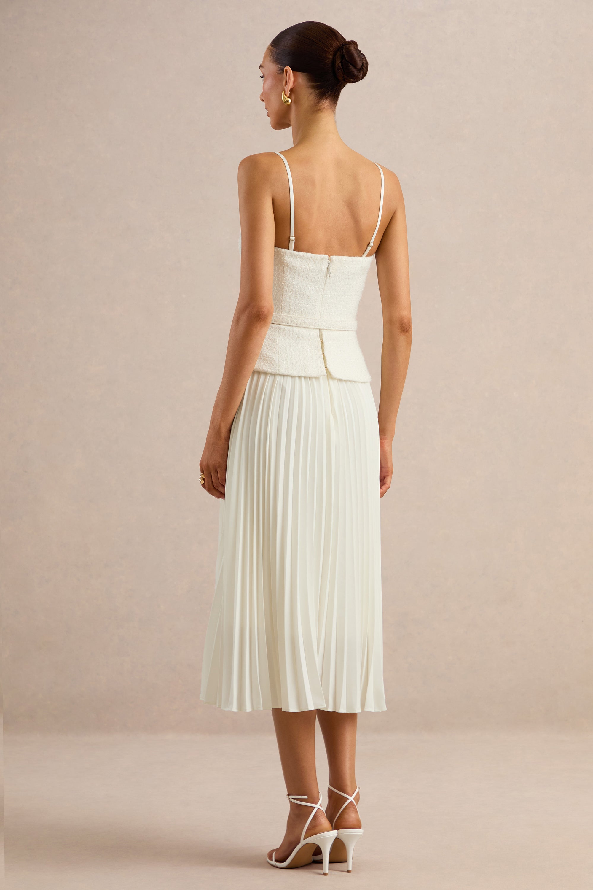 ECM_HR_CL137350112 - Lizzy | Cream Square-Neck Midi Dress With Pleated-Skirt 5.jpg