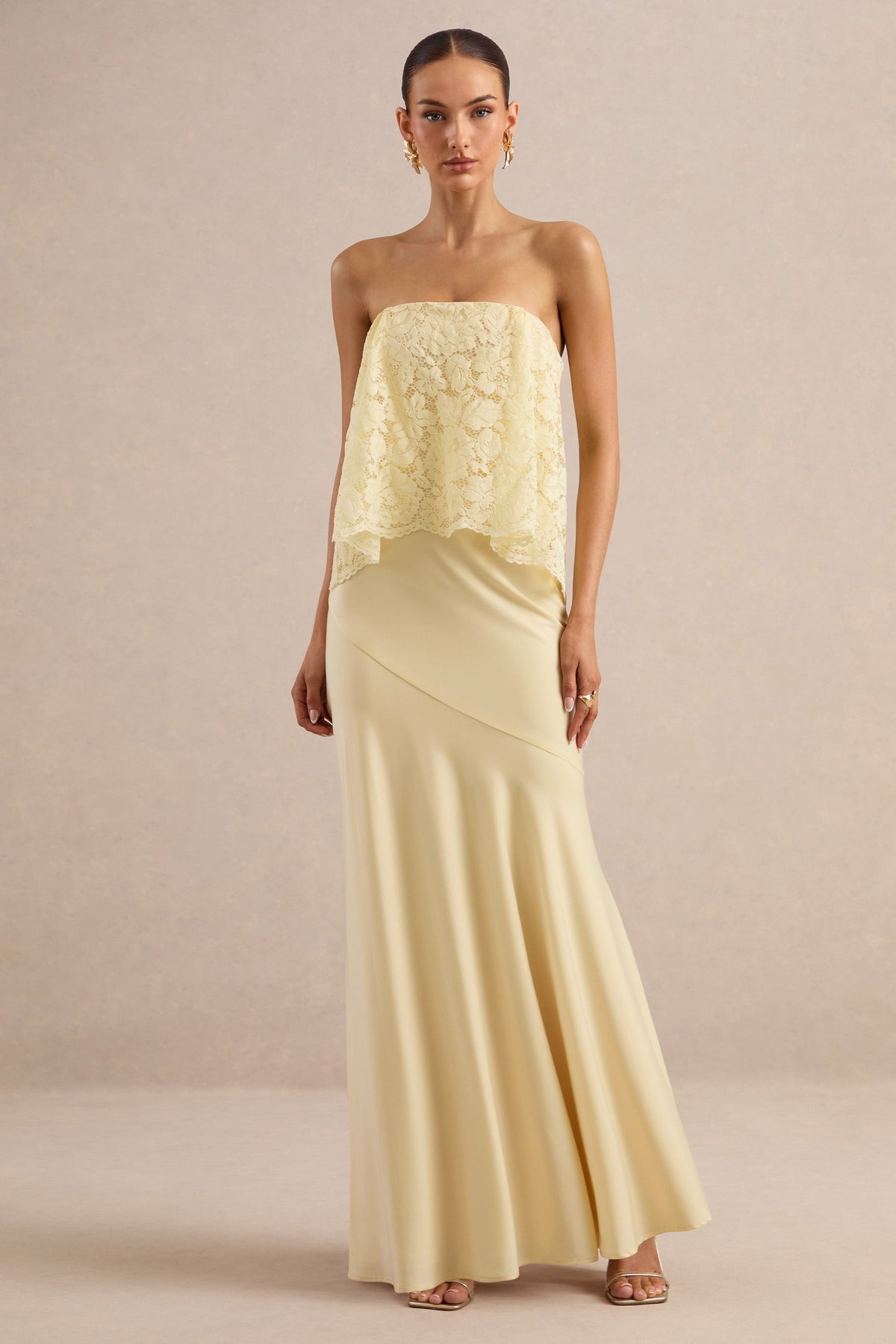 CL13735312106_ECM_HR_CL137353121_-_Clemency_Lemon_Lace_And_Matte_Satin_Bandeau_Maxi_Dress_0