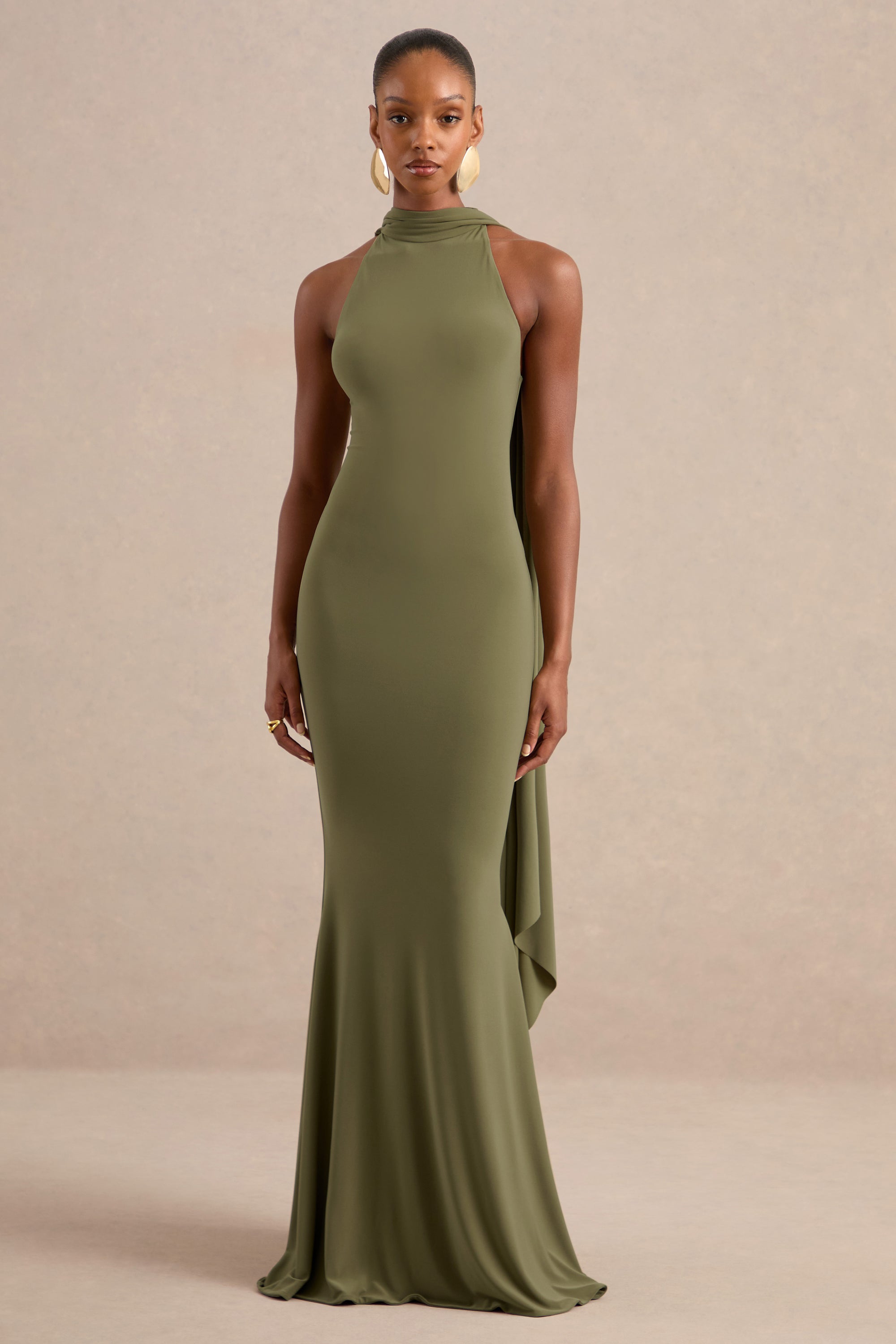 ECM_HR_CL137448031 - Cordy Olive High-Neck Maxi Dress With Cape2.jpg