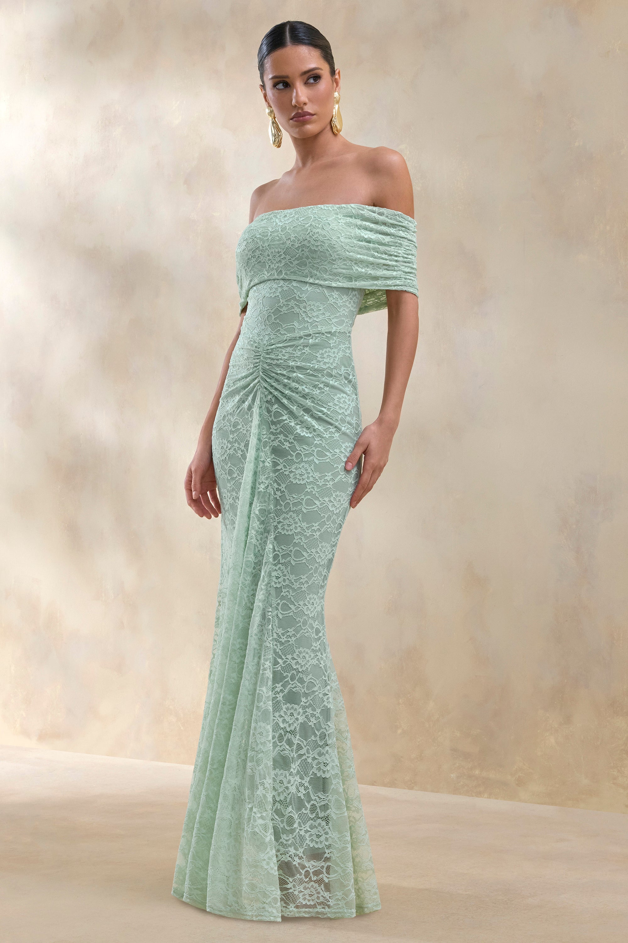 ECM_HR_CL137490033 - Elinor | Sage Lace Bardot-Neck Maxi Dress With Gathered-Detailing 1.jpg