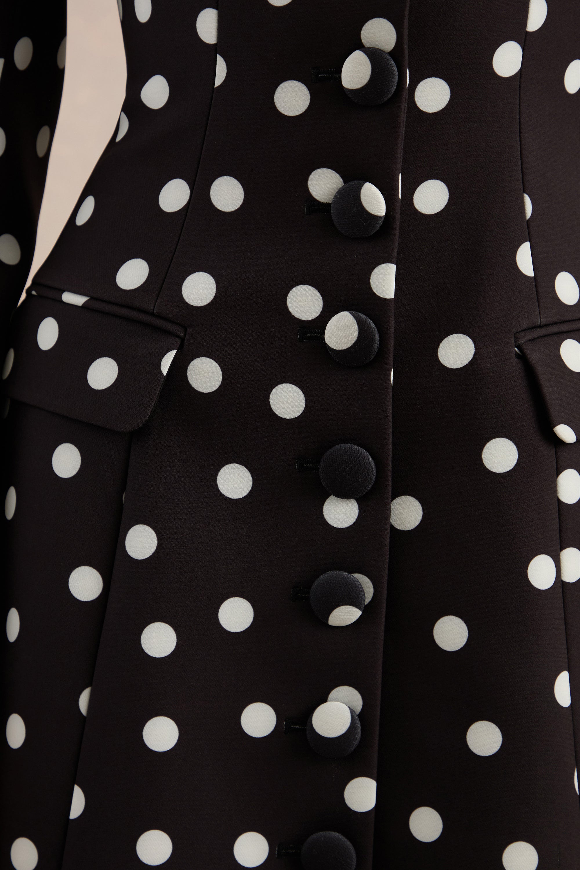 ECM_HR_CL137637001 - Carmen | Black & White Polka Dot Sweetheart-Neck Tailored Mini Dress 4.jpg