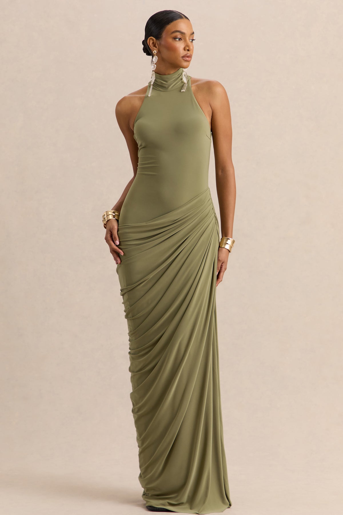 ECM_HR_CL137694031---Junelia-Olive-High-Neck-Maxi-Dress-With-Draped-Skirt-1.jpg