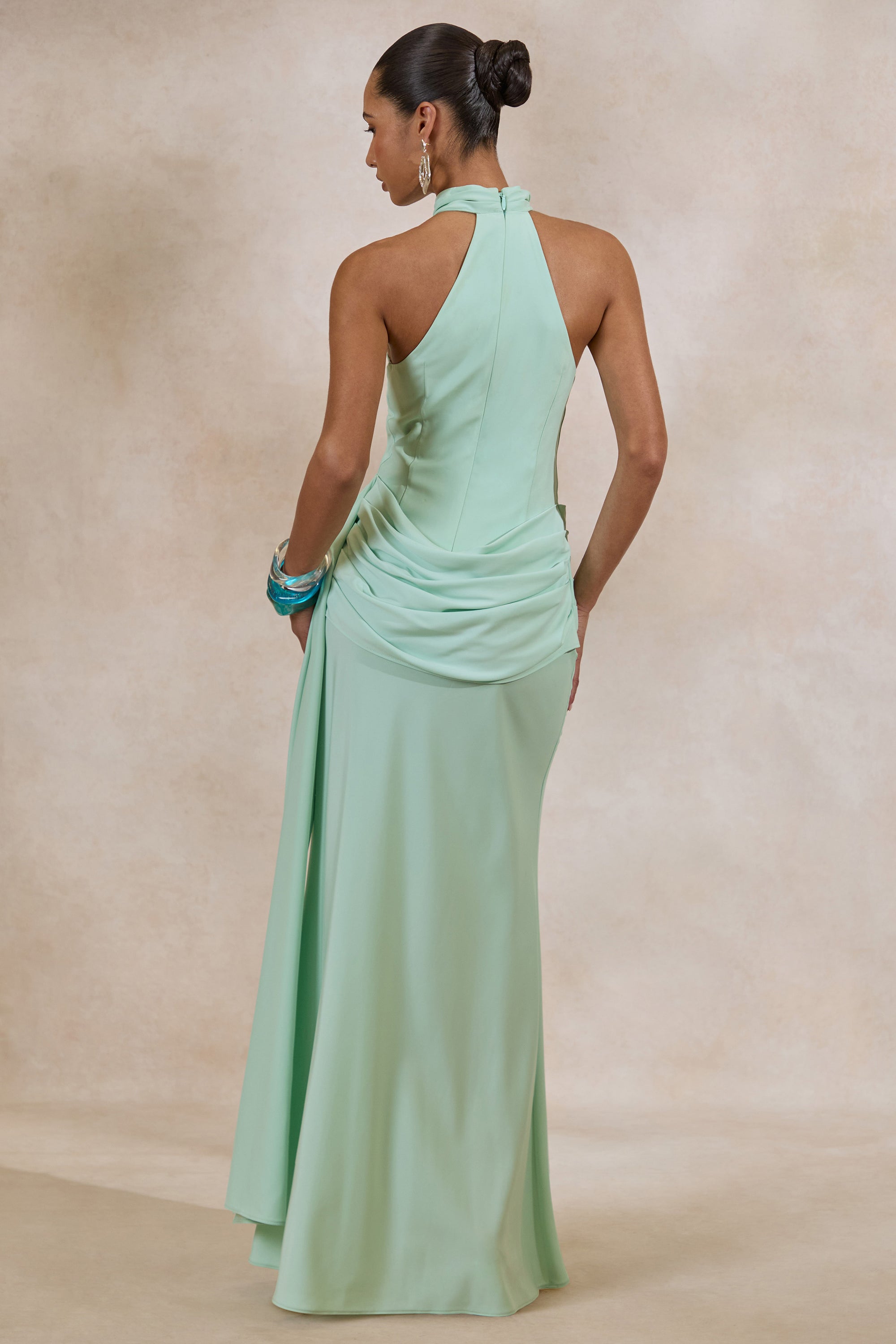 ECM_HR_CL137729032 - Aevina _ Mint Satin Asymmetric-Neck Maxi Dress With Sash-Detail7.jpg