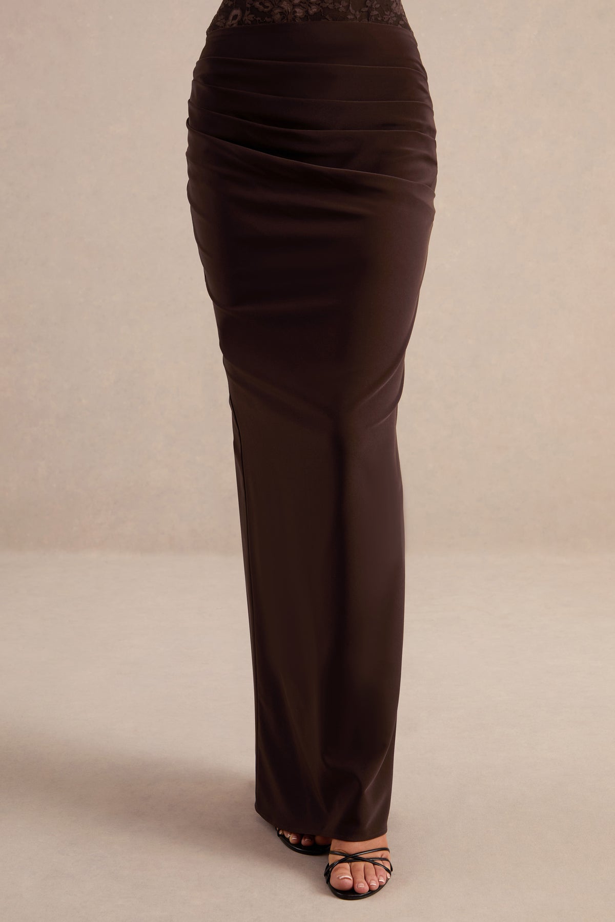 CL137831022 -  Sylisse | Brown Satin Draped Maxi Skirt3.jpg
