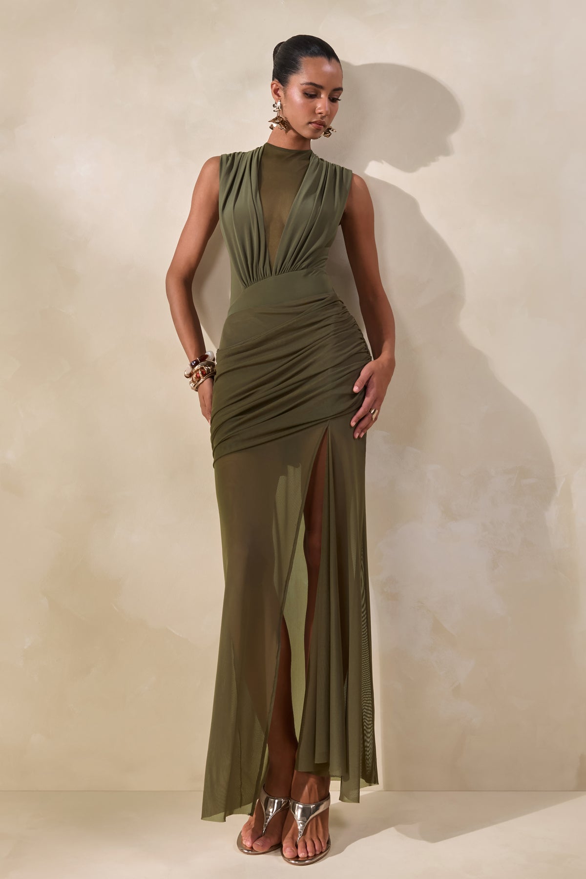 ECM_HR_CL137839035---Persephone-Khaki-Mesh-Wrapped-Maxi-Skirt-With-Split-+-CL137823035---Kessia-Khaki-Wide-Neck-Bodysuit-With-Mesh-Detail-3.jpg