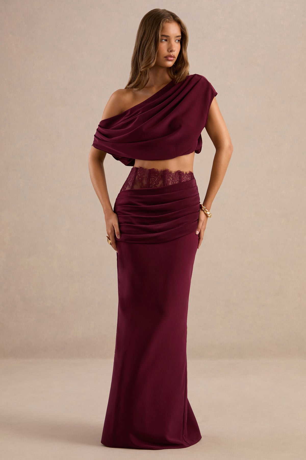 CL137857102_Yaselle Burgundy Satin Asymmetric-Neck Crop-Top2.jpg
