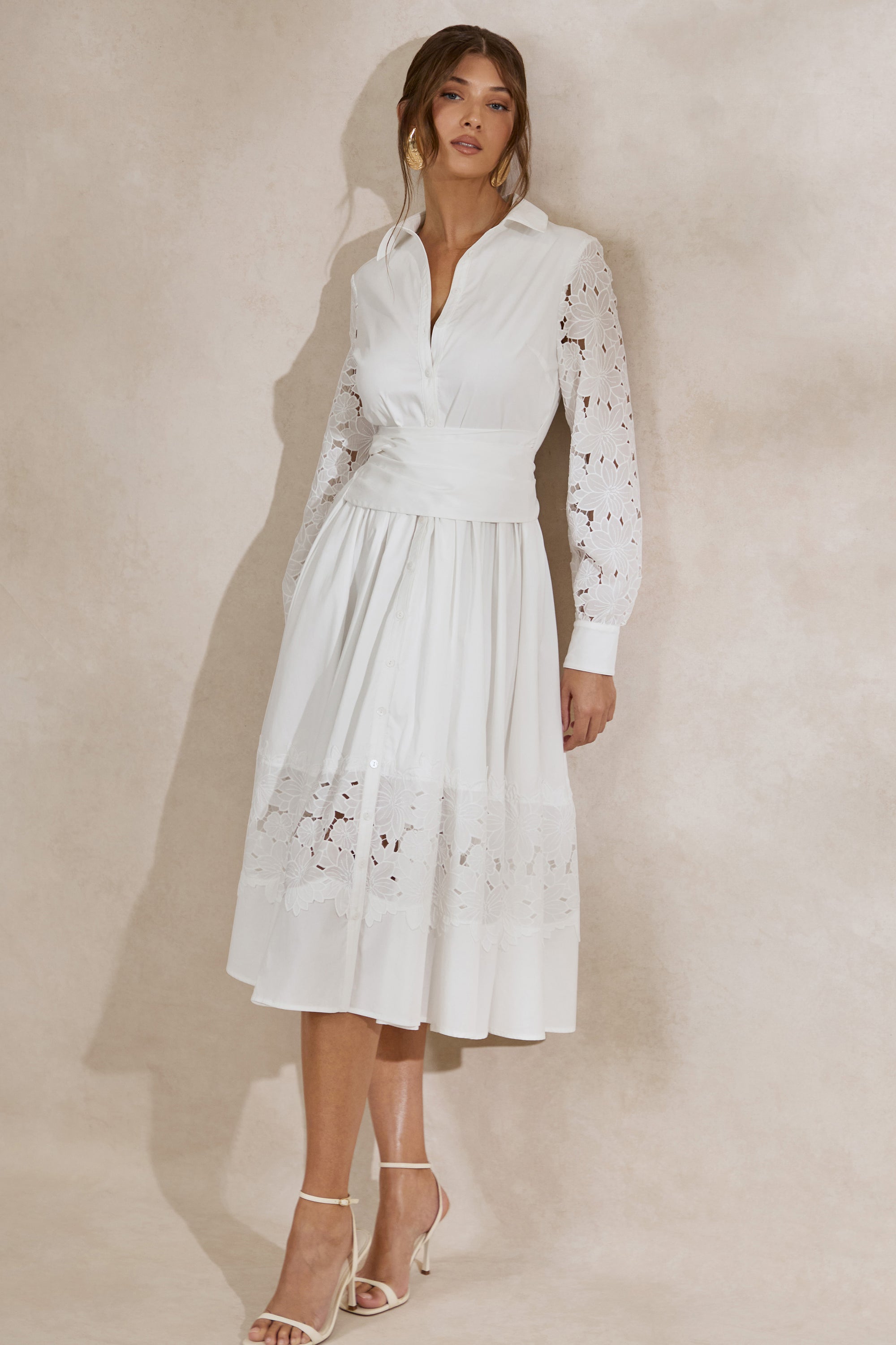 ECM_HR_CL137928110 - Zalynne _ White Collared-Neck Midi Dress4.jpg