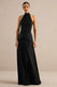 ECM_HR_CL137963001 - Galisse _ Black Satin Maxi-Skirt With Gathered-Detailing + ECM_HR_CL137961001 - Genevia _ Black Halter Neck Bodysuit 0.jpg