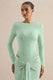 CL137965032 - Nessia | Mint Round-Neck Bodysuit With Long-Sleeves  7.jpg
