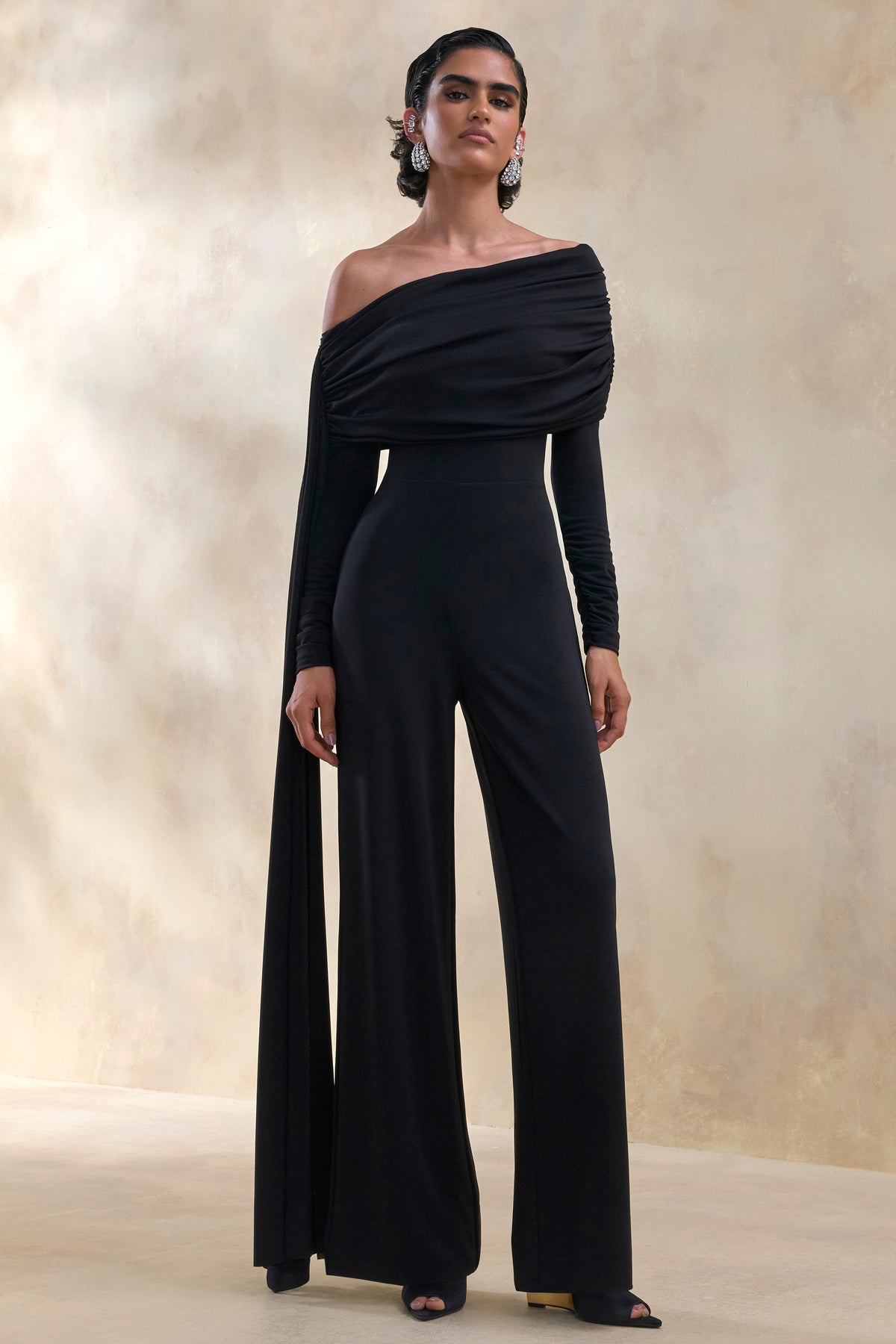 ECM_HR_CL138036001 - Elova _ Black Bardot-Neck Jumpsuit With Sash 0.jpg