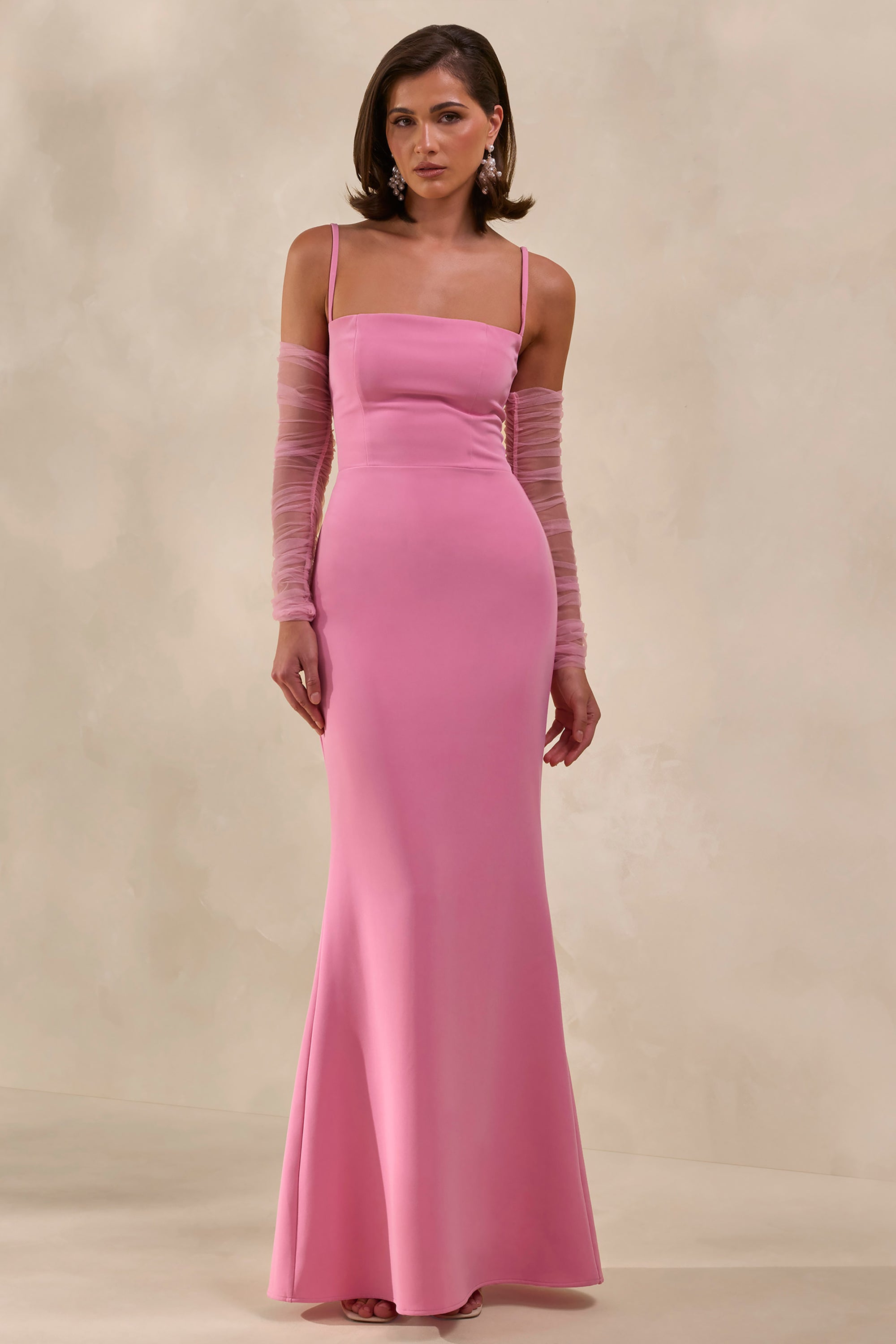 pink maxi dress australia Dreamcatcher Eliana Bloom Maxi Dress