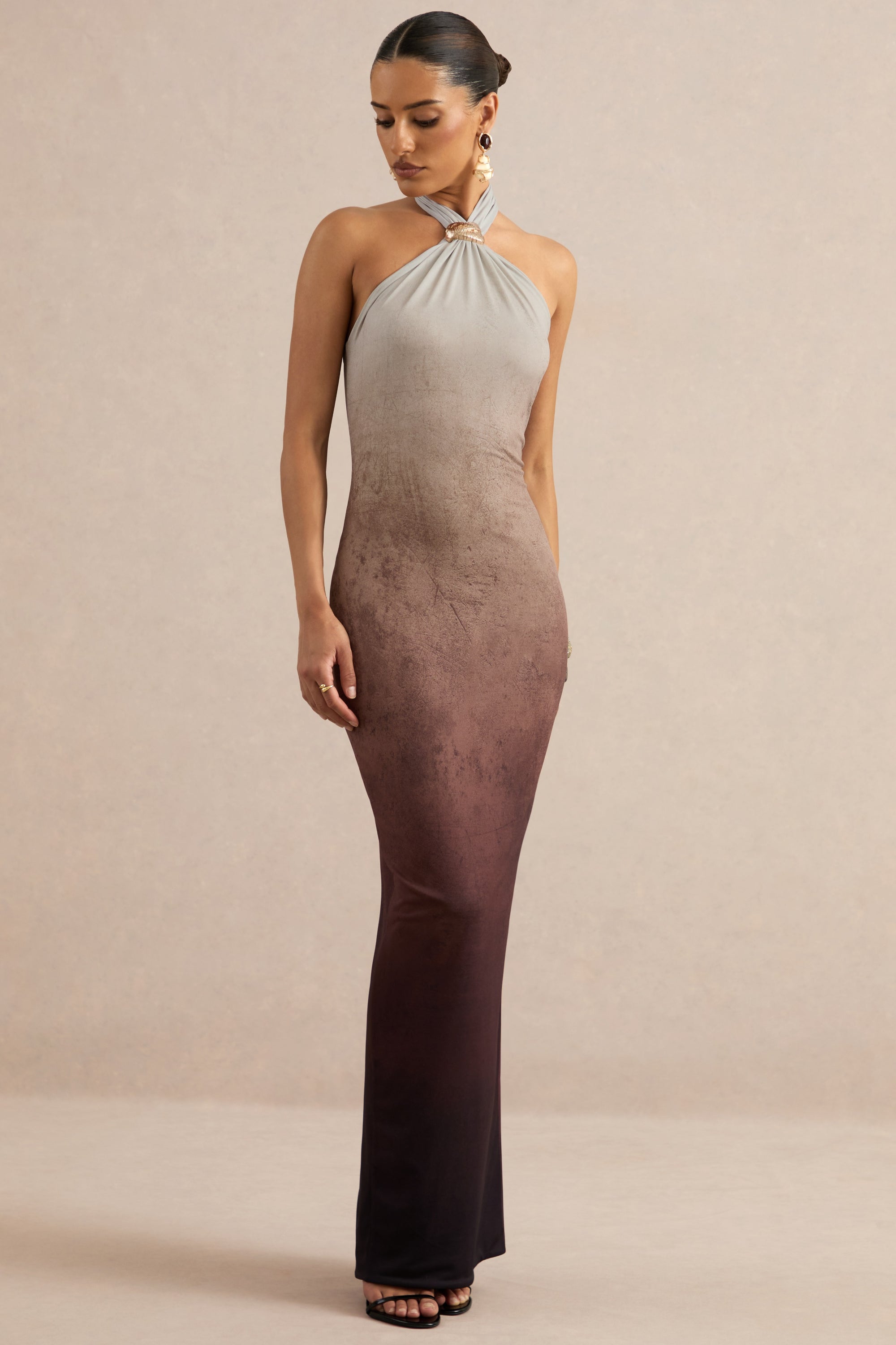 ECM_HR_CL138118021 - Thera | Brown Ombre Halter-Neck Maxi Dress With Gold Detail4.jpg