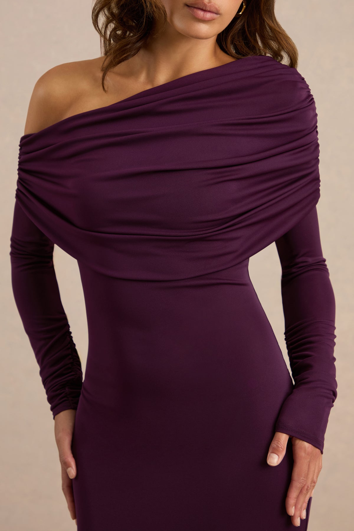 ECM_HR_CL138268090_Eulalie Dark Plum Asymmetric-Neck Maxi Dress With Draped Detailing 59.jpg