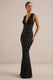 ECM_HR_CL138295001 - Elizaveta _ Black Sequin And Lace Plunge-Neck Maxi Dress2.jpg