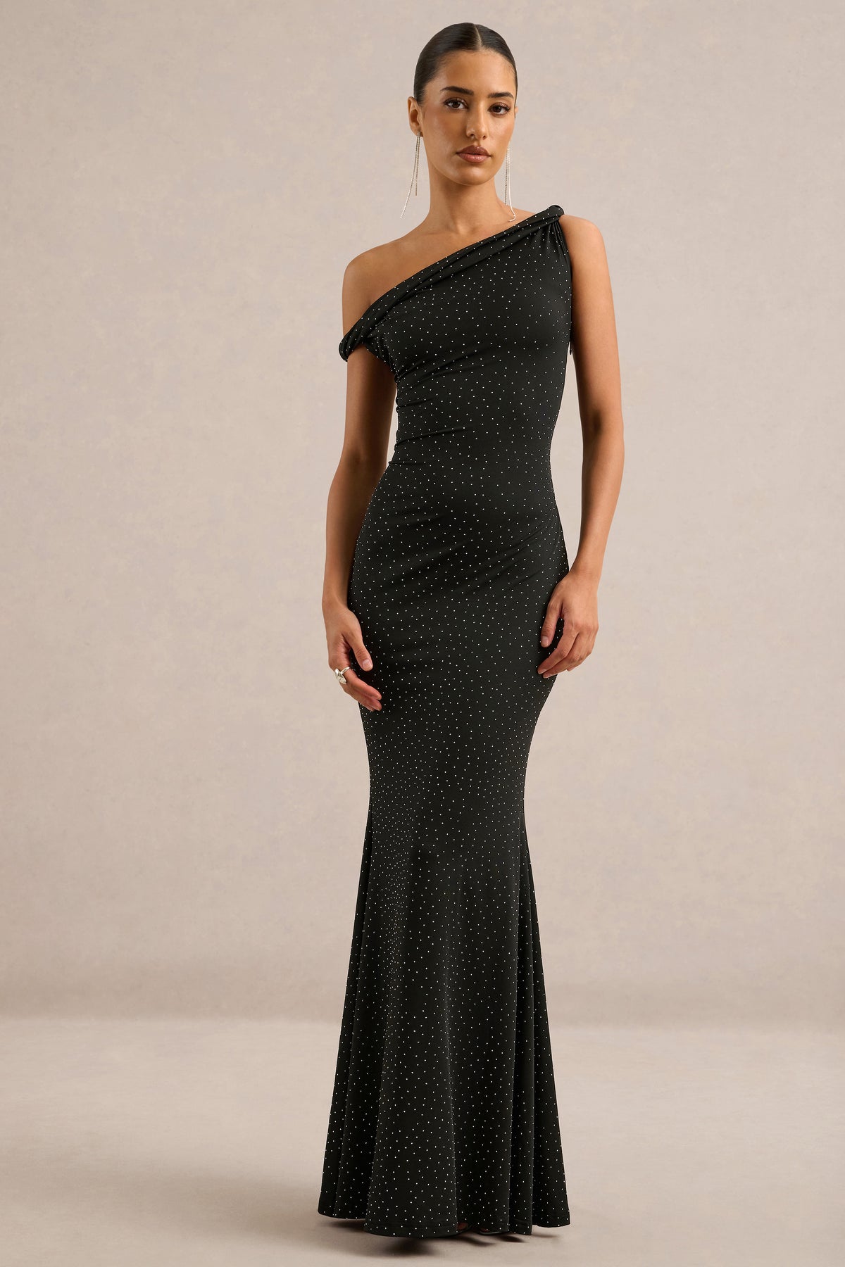 ECM_HR_CL138311001 - Elfrida | Black Hotfix Twisted Asymmetric-Neck Maxi Dress1.jpg