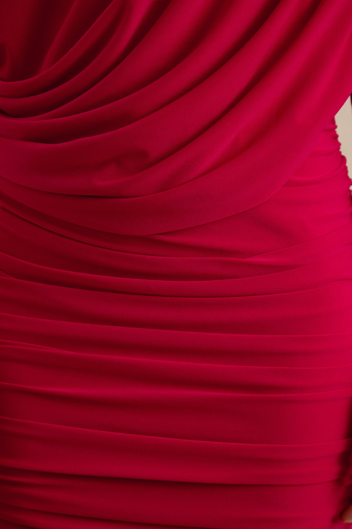 ECM_HR_CL138432100 - Amaline _ Red Mesh Bardot-Neck Maxi Dress With Draped Detailing 4.jpg