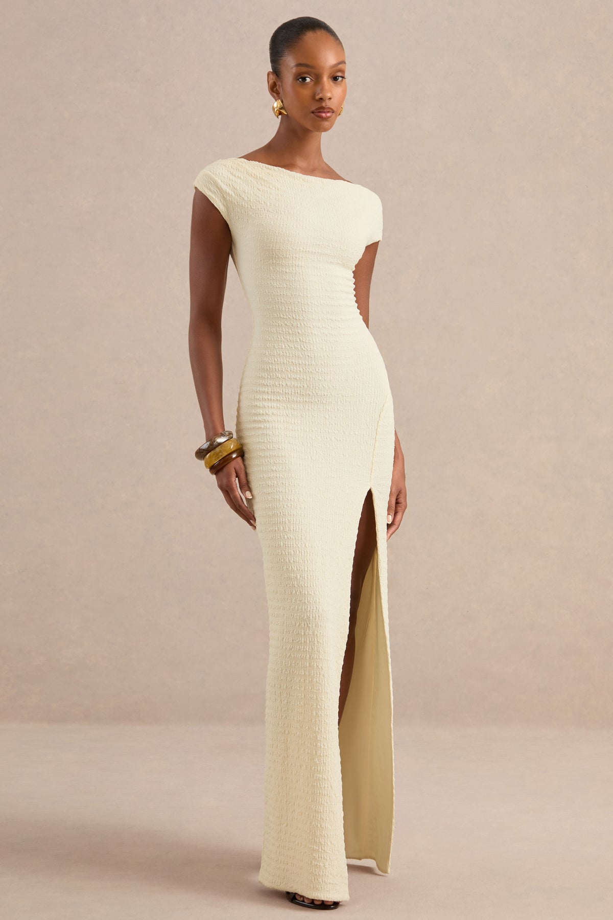 ECM_HR_CL138434111 - Aroa Cream Bardot-Neck Maxi Dress With Front High Split2.jpg