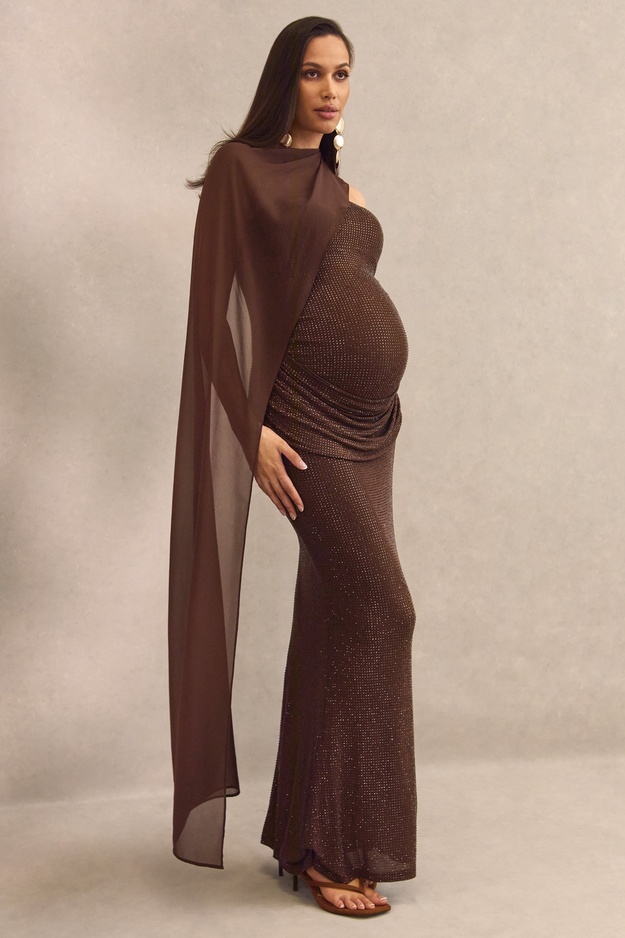 ECM_HR_CL138455022----Ottoline-Dark-Brown-Asymmetric-Neck-Maternity-Maxi-Dress-With-Sheer-Cape-Detail1.jpg
