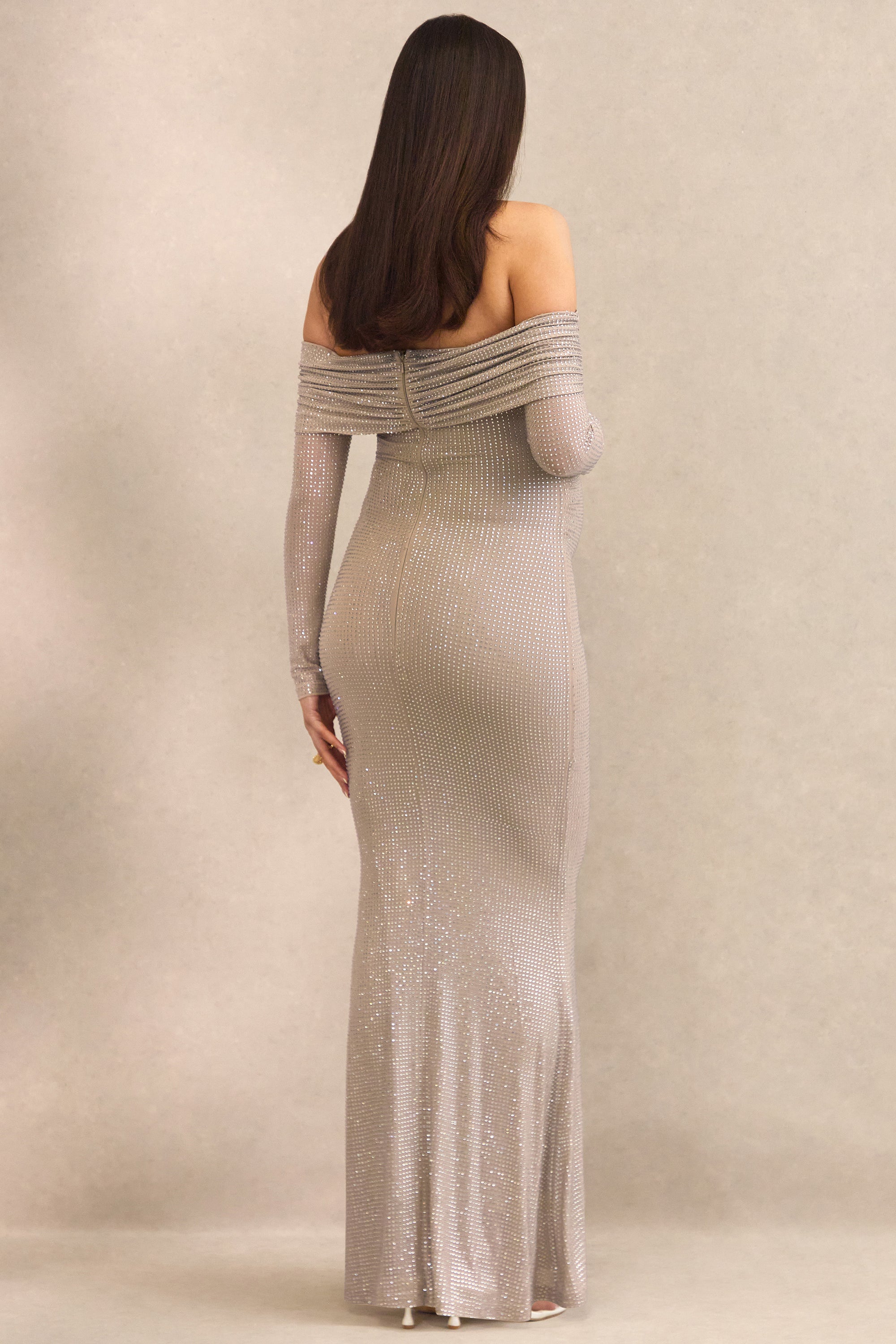 ECM_HR_CL138458060  - Pomeline Chapagne Bardot-Neck Maternity Maxi Dress5.jpg