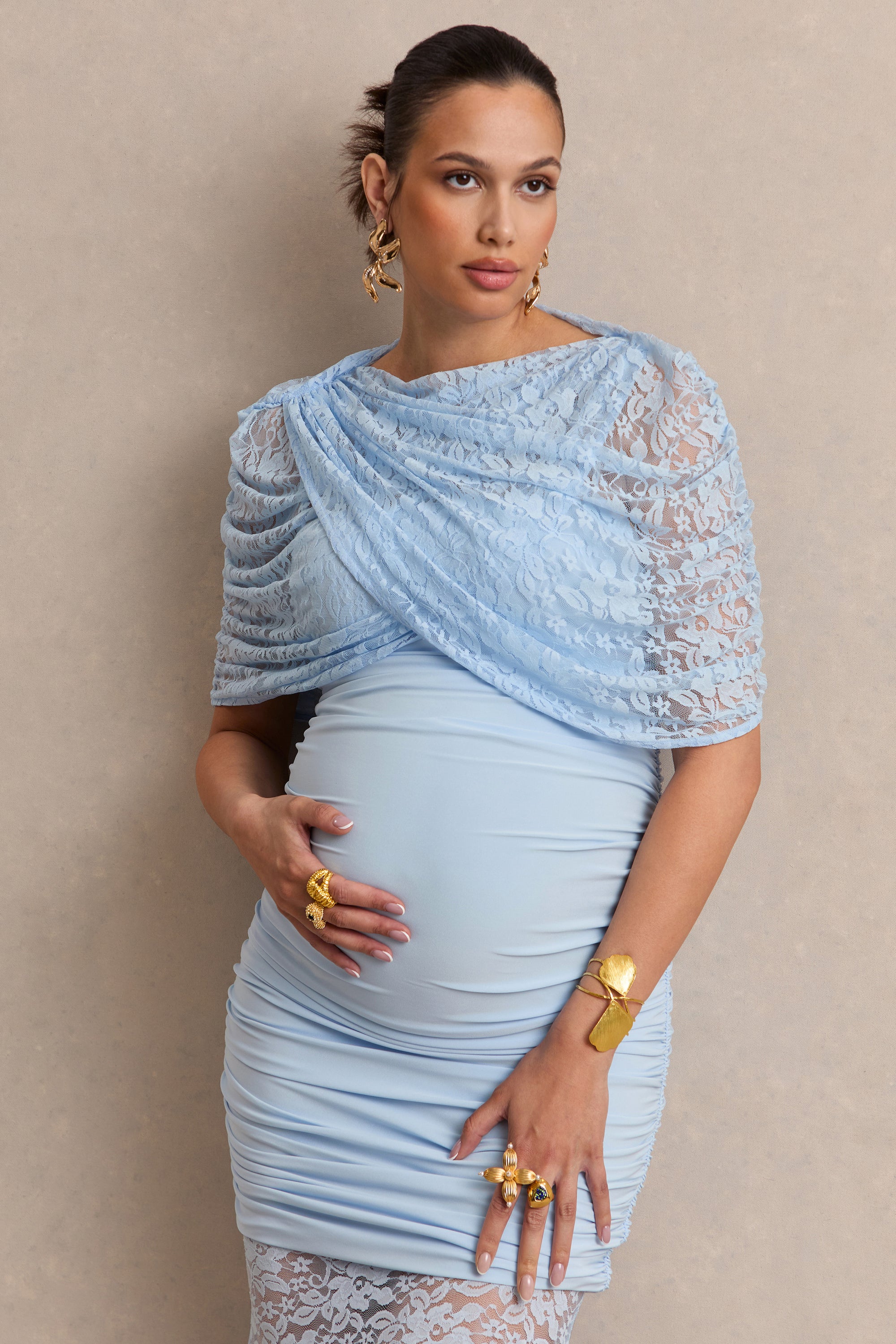 ECM_HR_CL138468013 - Bronta Light Blue Lace High-Neck Maternity Maxi Dress With Short Cape And Sheer Skirt4.jpg