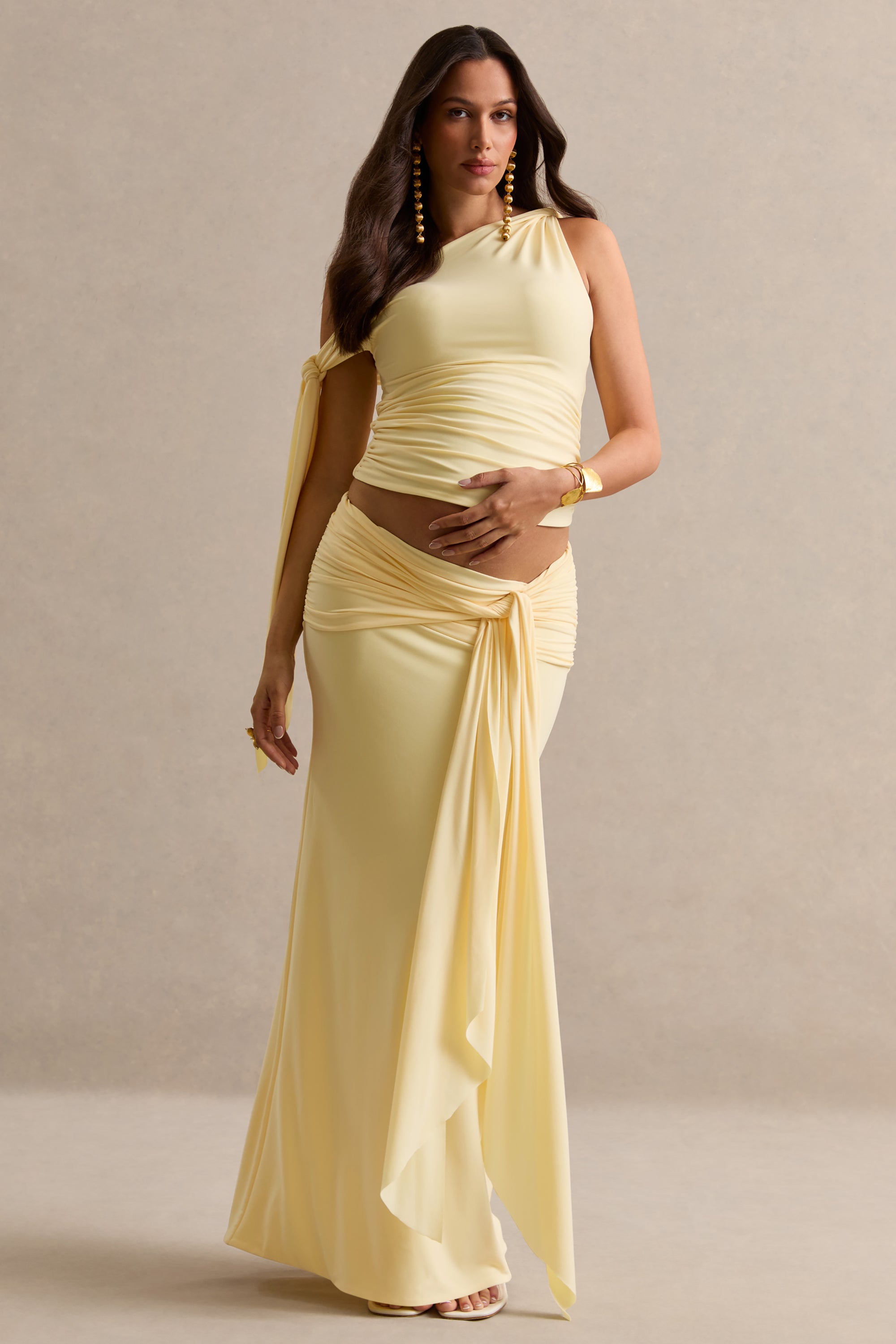 ECM_HR_CL138482121--Cataleya-_-Lemon-Maternity-Maxi-Skirt-With-Gathered-Detailing-+-CL138481121---Cataleya-_-Lemon-Asymmetric-Neck-Maternity-Top-With-Knot-And-Sash-Detail4.jpg