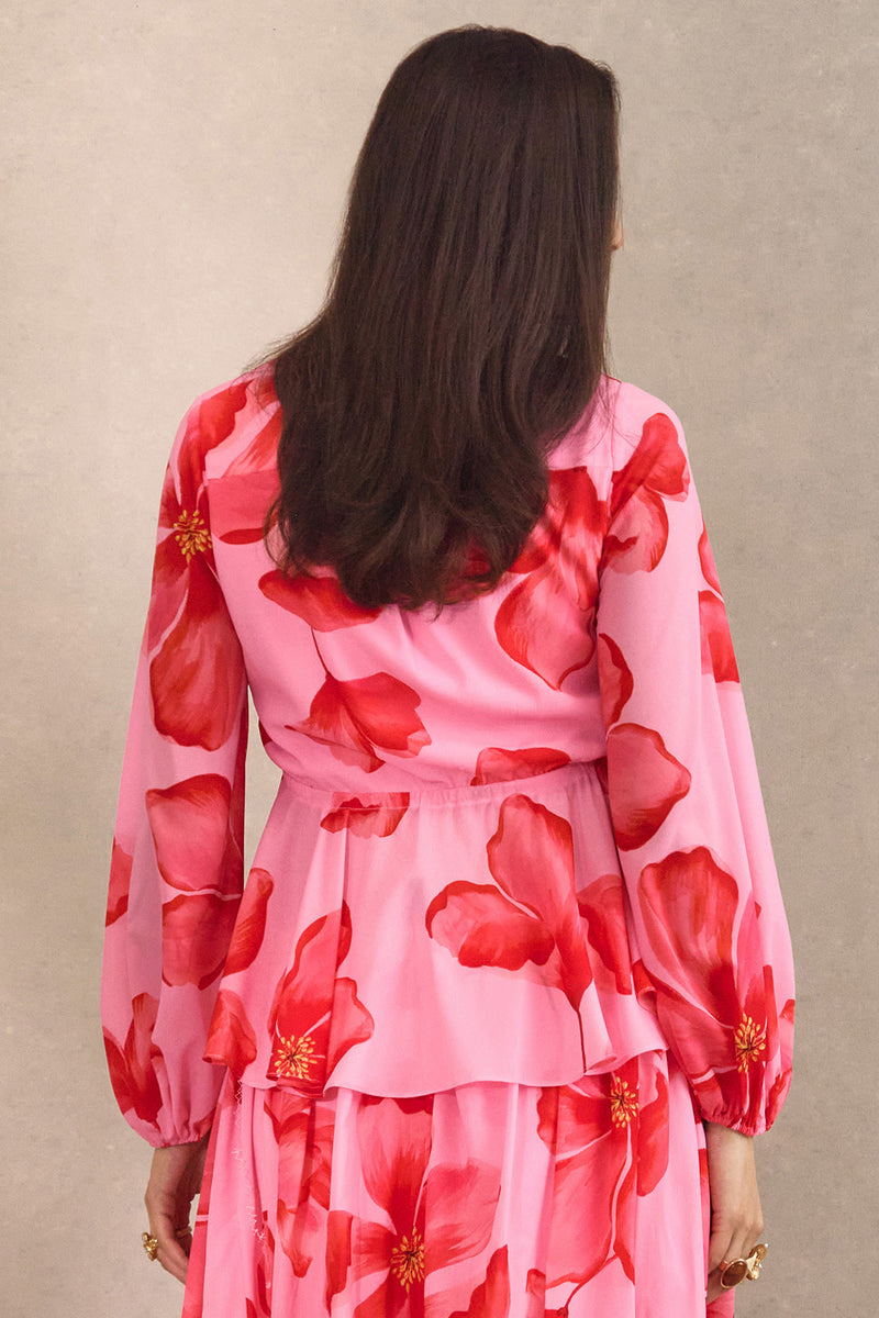 CL138488084 - Asella _ Pink Chiffon Plunge-Neck Front-Tied Maternity Top 15.jpg