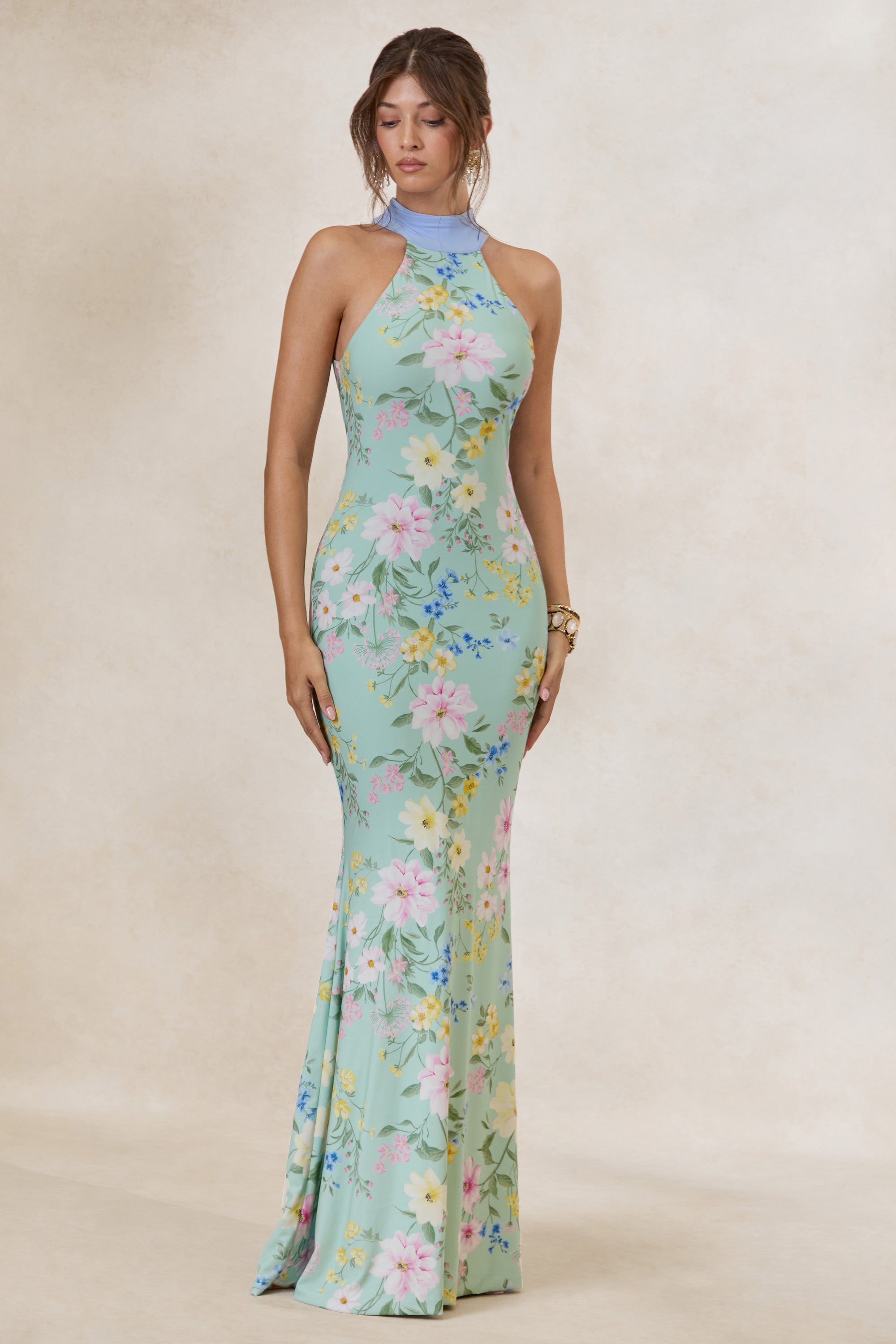 ECM_HR_CL138564032 - Inarah _ Mint Floral Print High-Neck Maxi Dress With Scarf Detail 5.jpg