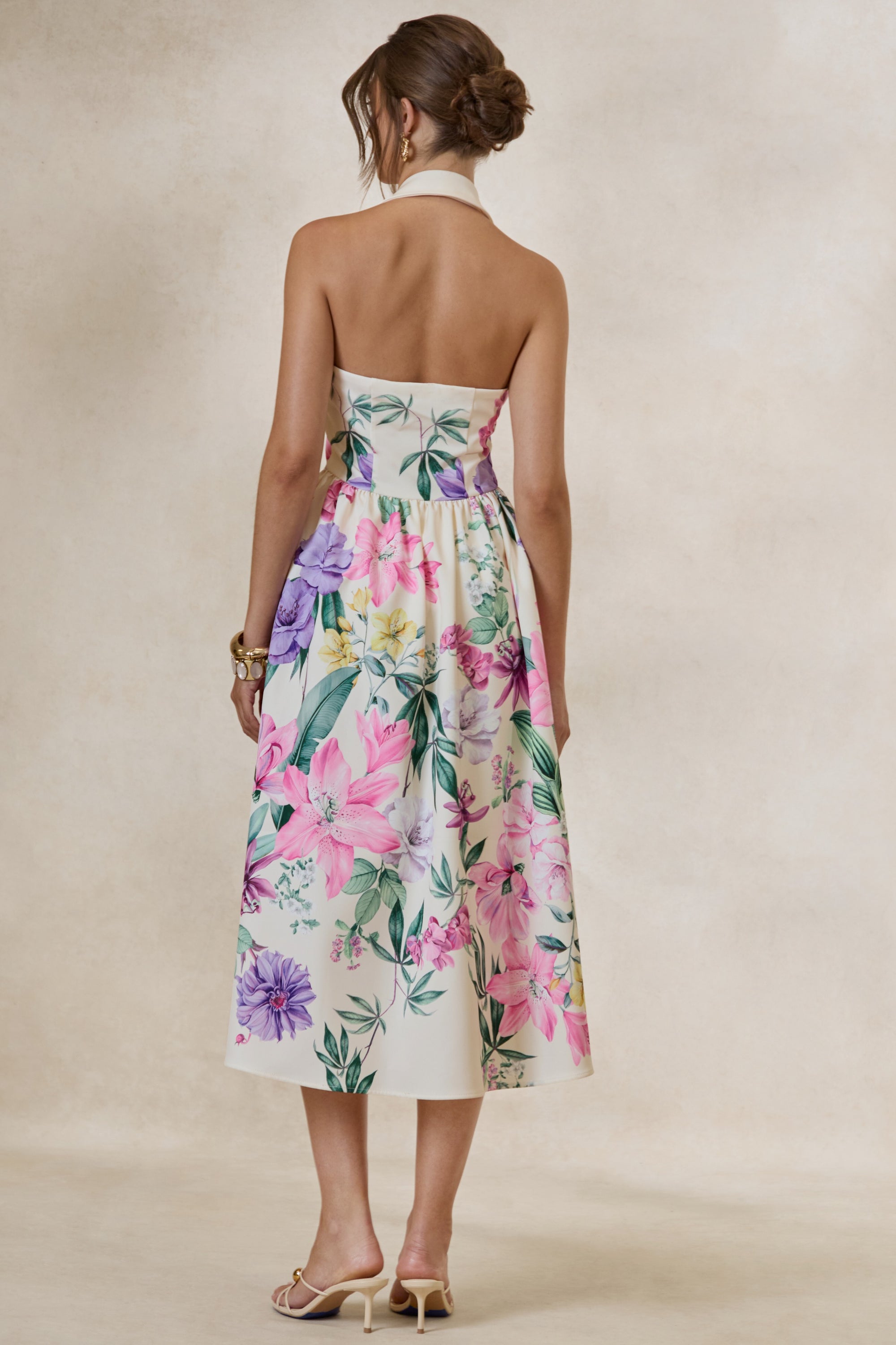 ECM_HR_CL138606111 - Maila _ Cream Floral Print Collared Halter-Neck Midi Dress 4.jpg