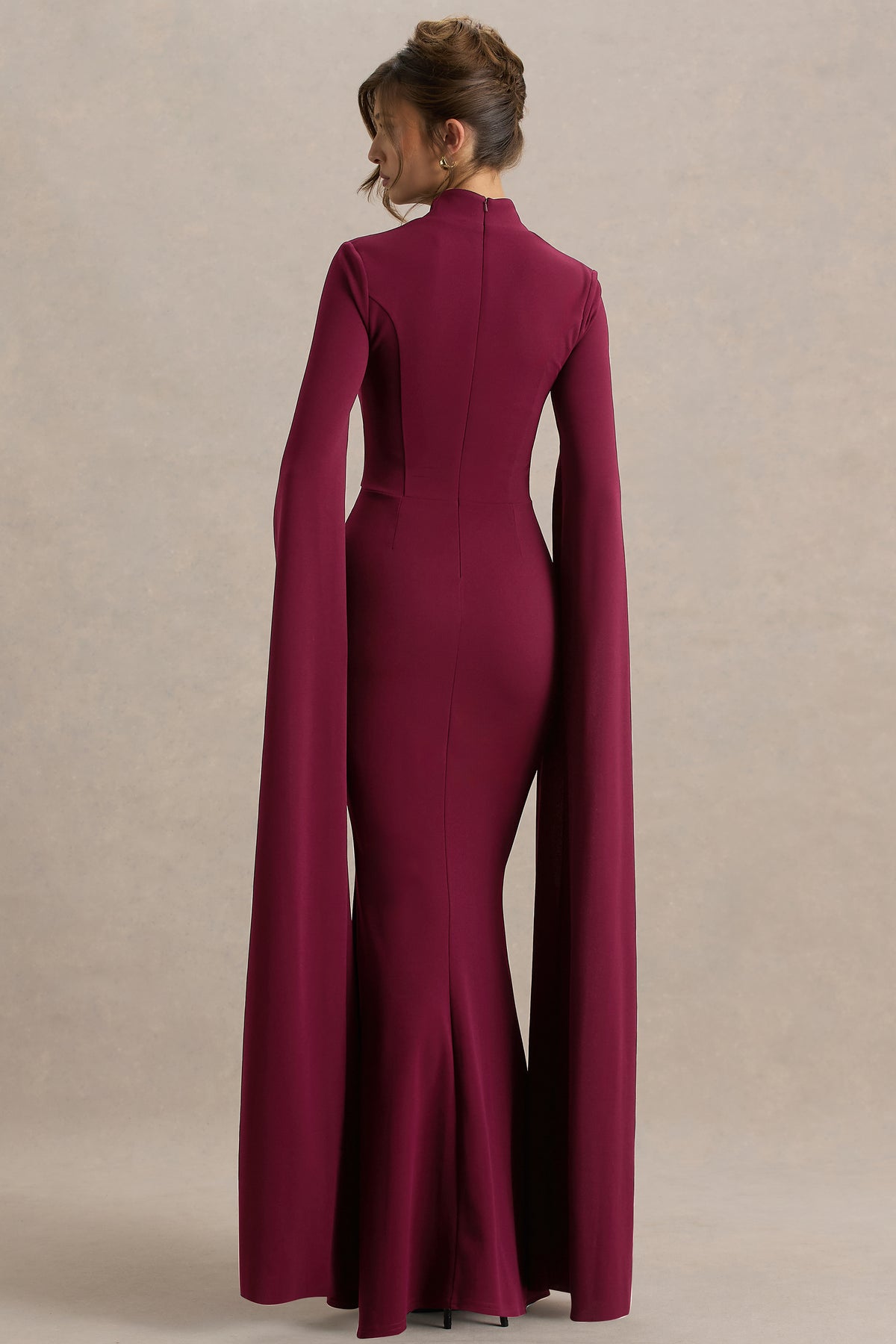 ECM_HR_CL136944069 - Esme Burgundy Square-Neck Maxi Dress With Cape Sleeves 06.jpg