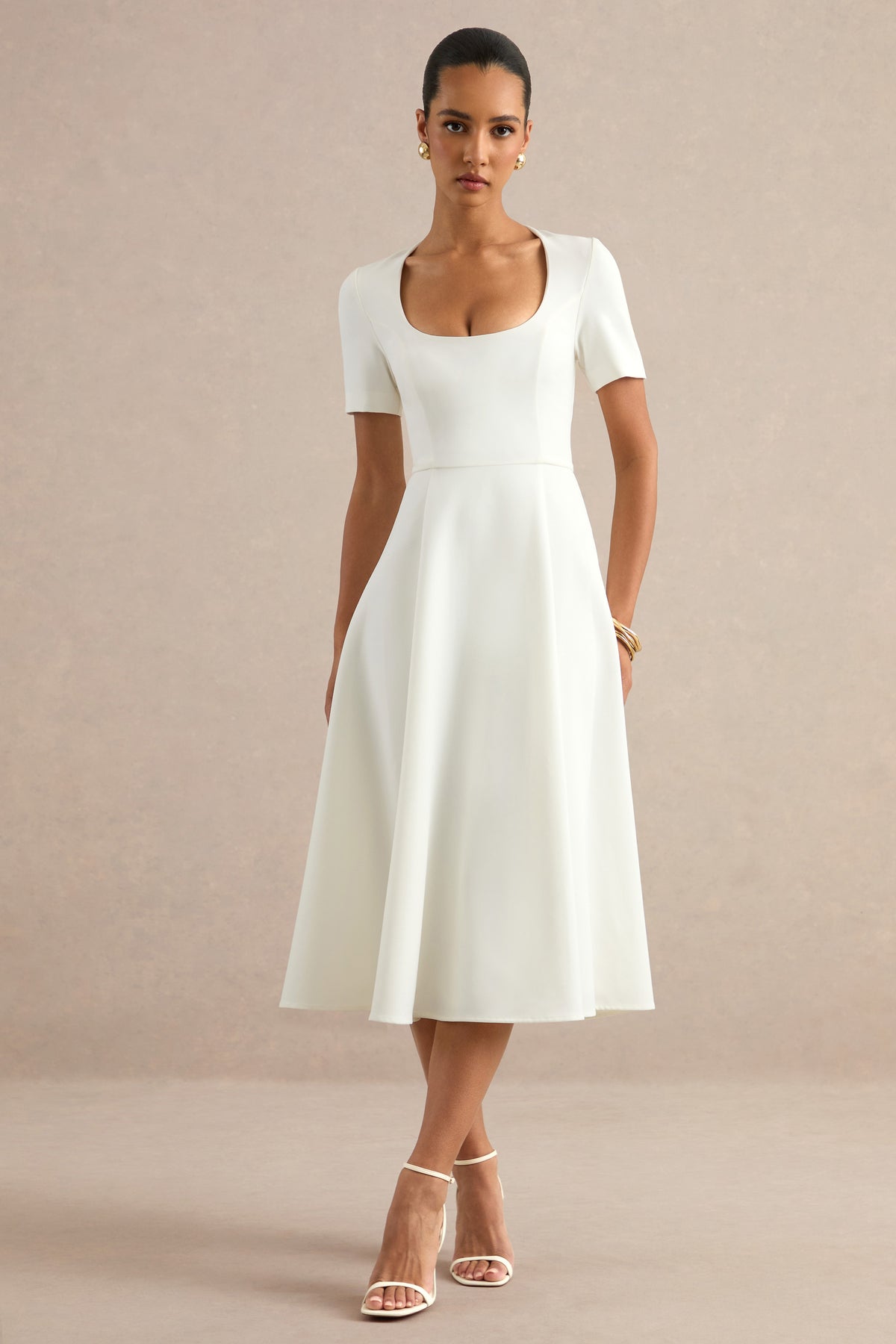 ECM_HR_CL138778111 - Emalina _ Cream Scoop-Neck Skater Midi Dress 0.jpg
