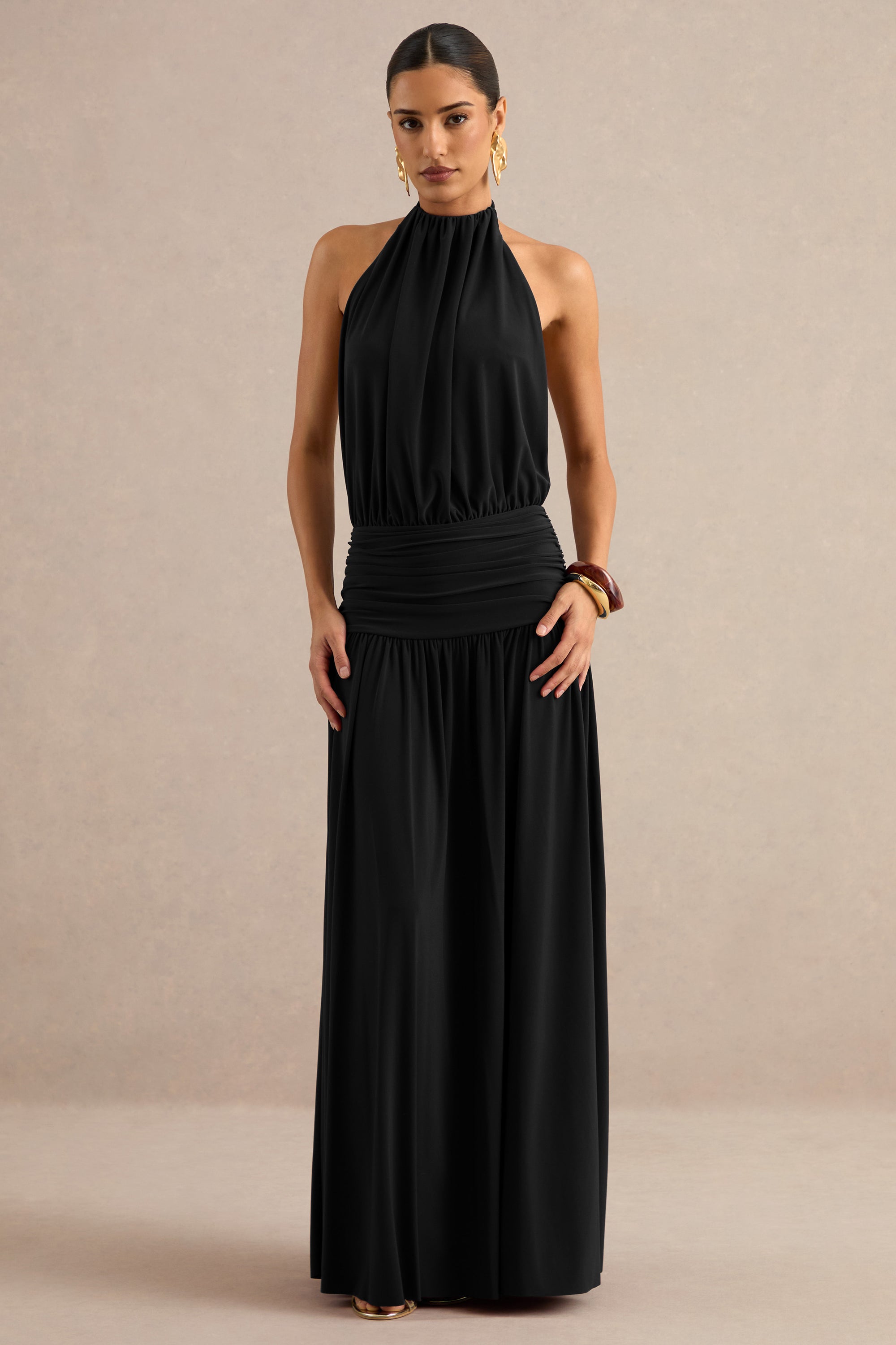 ECM_HR_CL138798001 - Hilarie Black Halter-Neck Maxi Dress 1.jpg