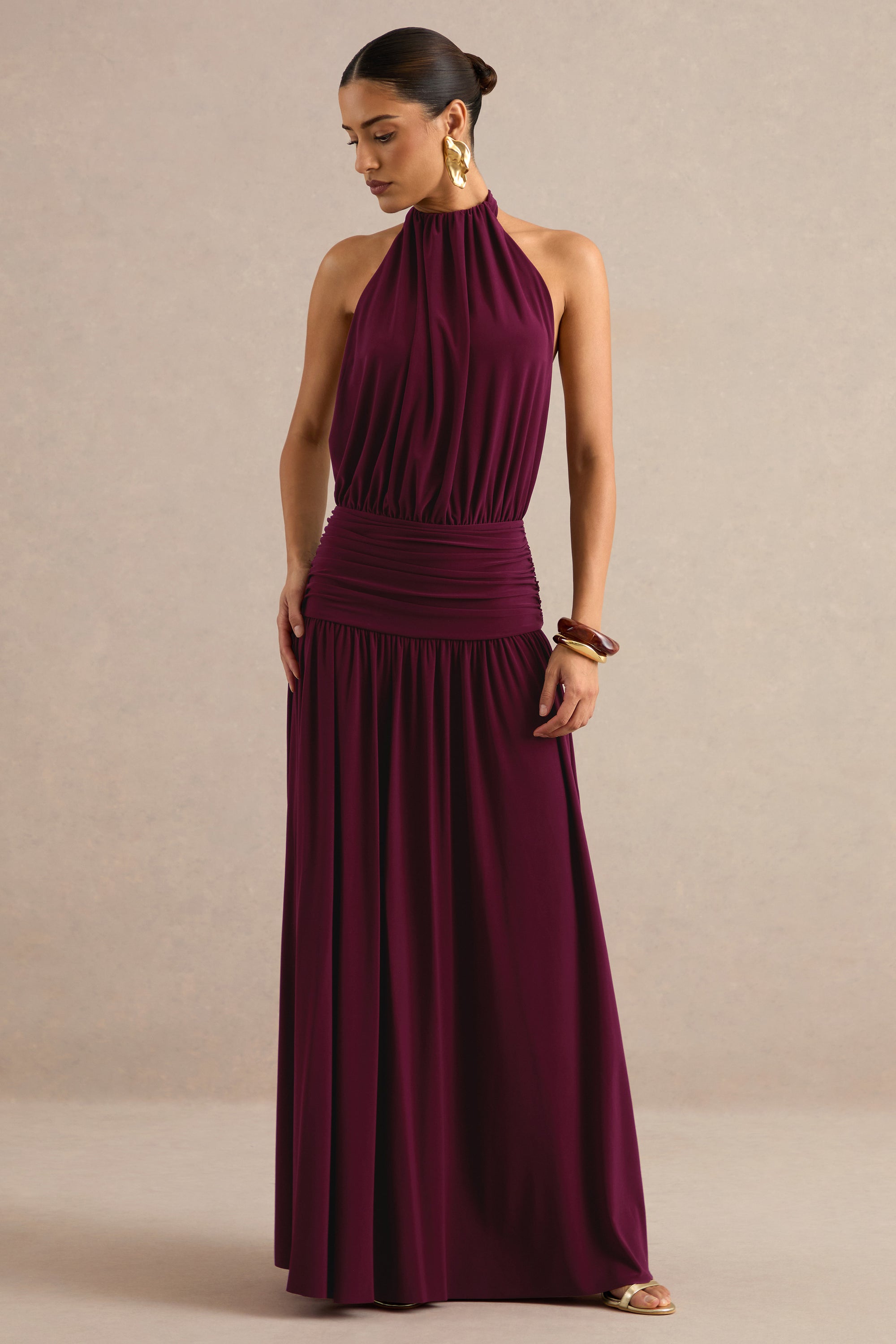 ECM_HR_CL138798102 - Hilarie _ Burgundy Halter-Neck Maxi Dress 1.jpg